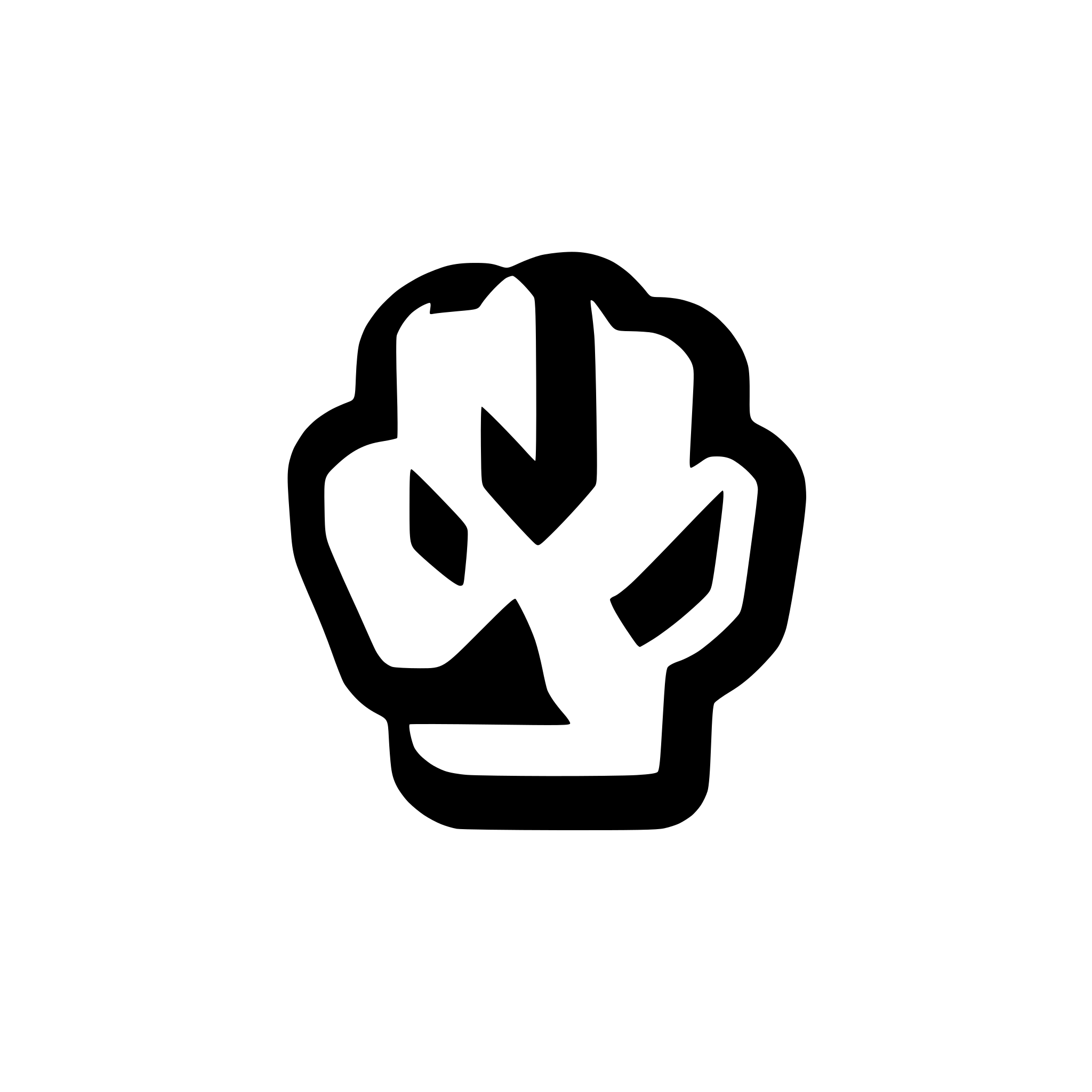 AI-generated SVG of 'pixelated paw icon filled'