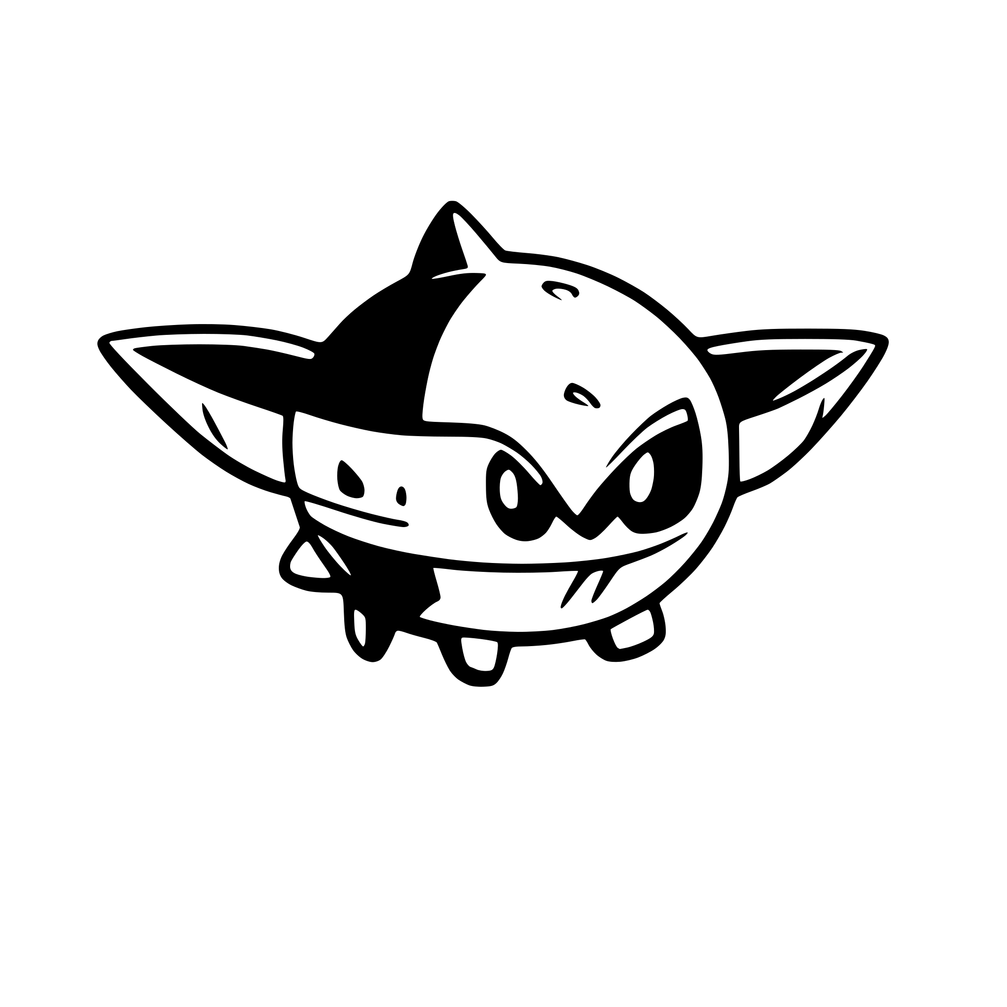 AI-generated SVG of a manta