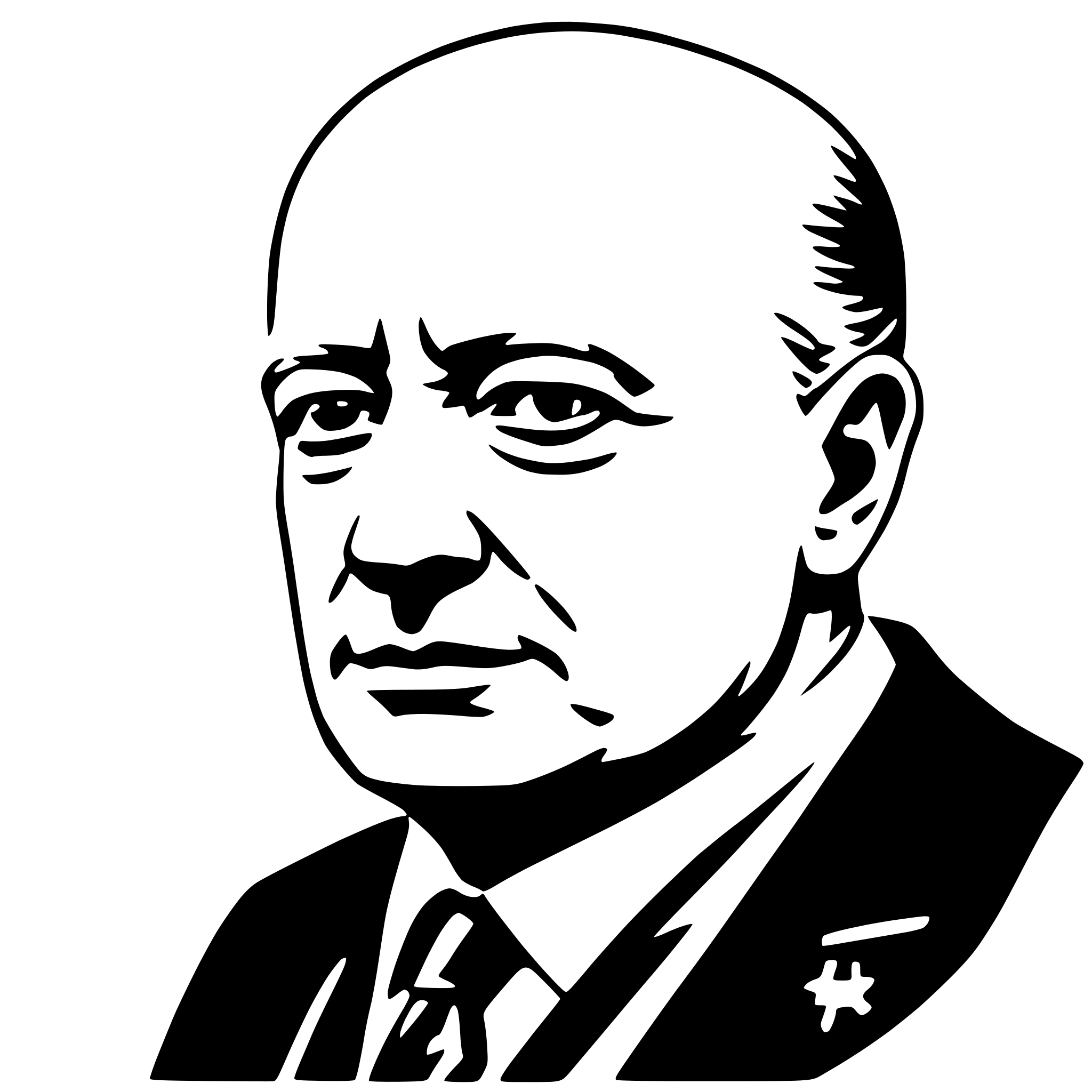 AI-generated SVG of a winston churchill