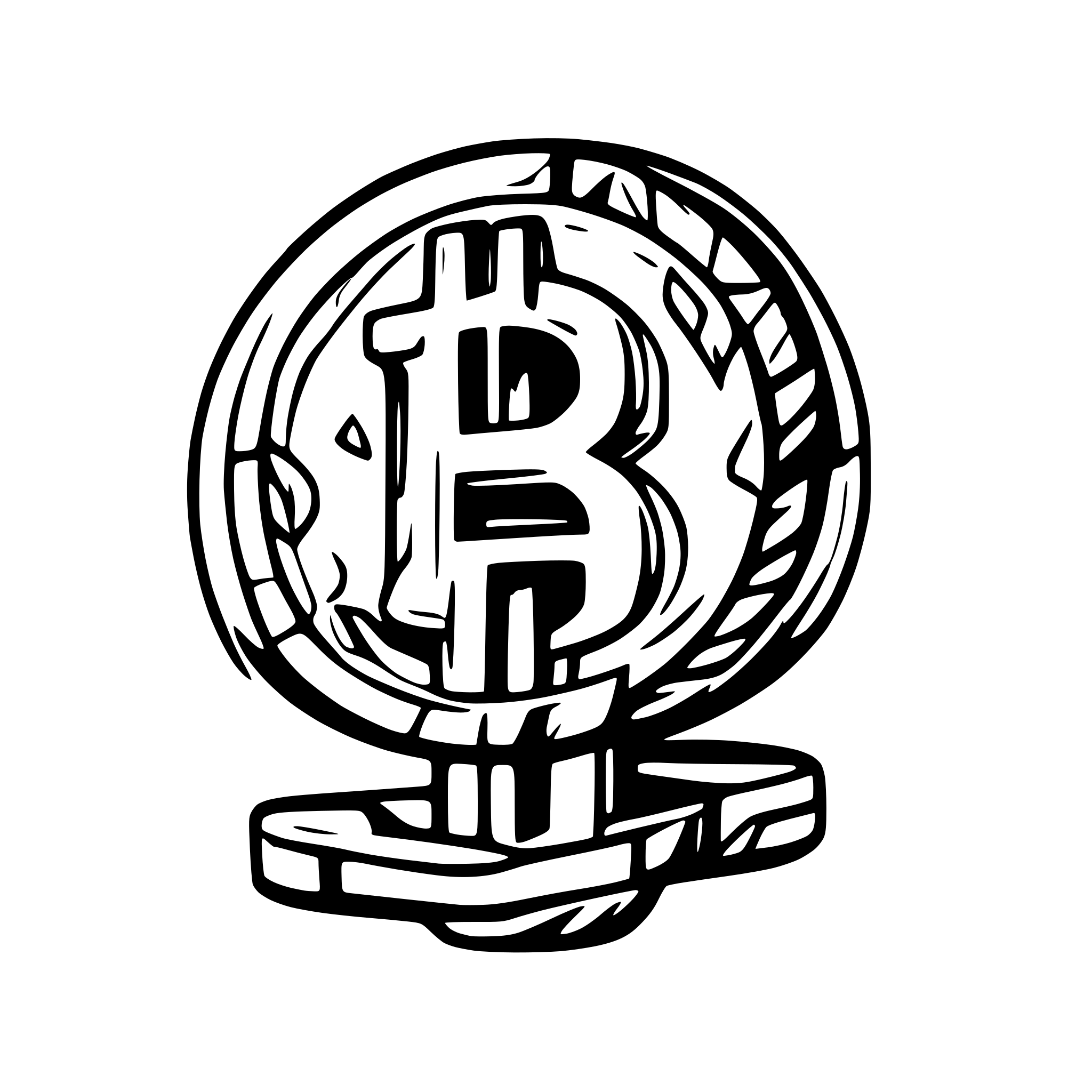 AI-generated SVG of a A dollar sign made of bitcoin symbols is suitable for a company logo AI-generated SVG of a A dollar sign made of bitcoin symbols is suitable for a company logo