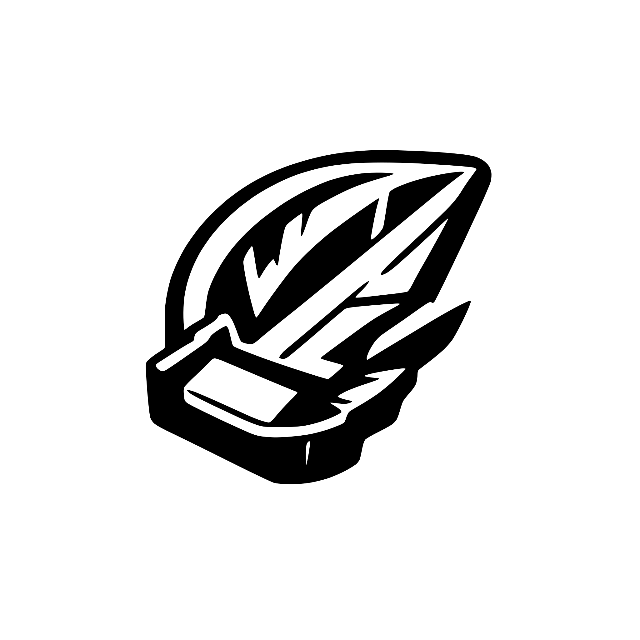 AI-generated SVG of a logo forge slash