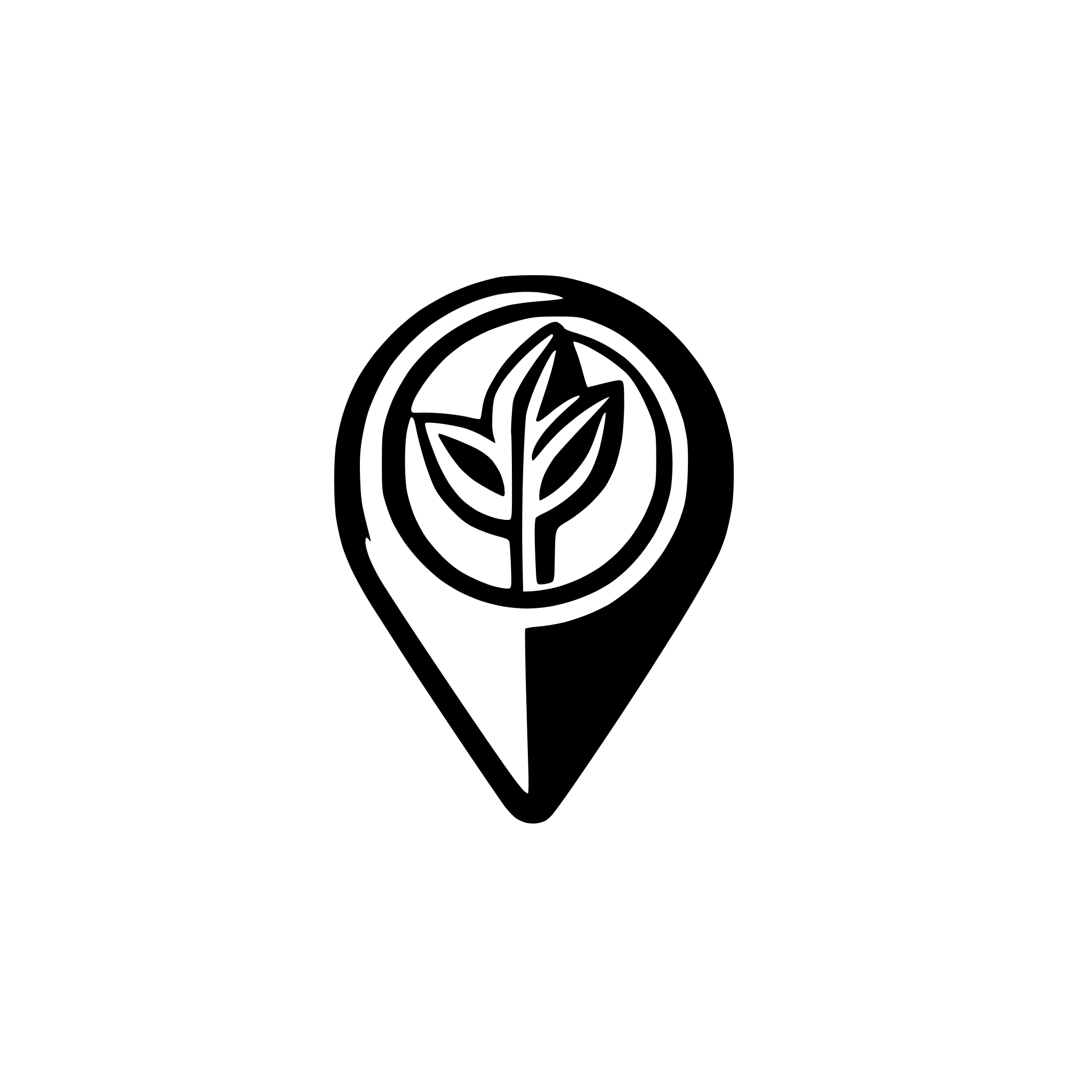 AI-generated SVG of 'a map pin logo'