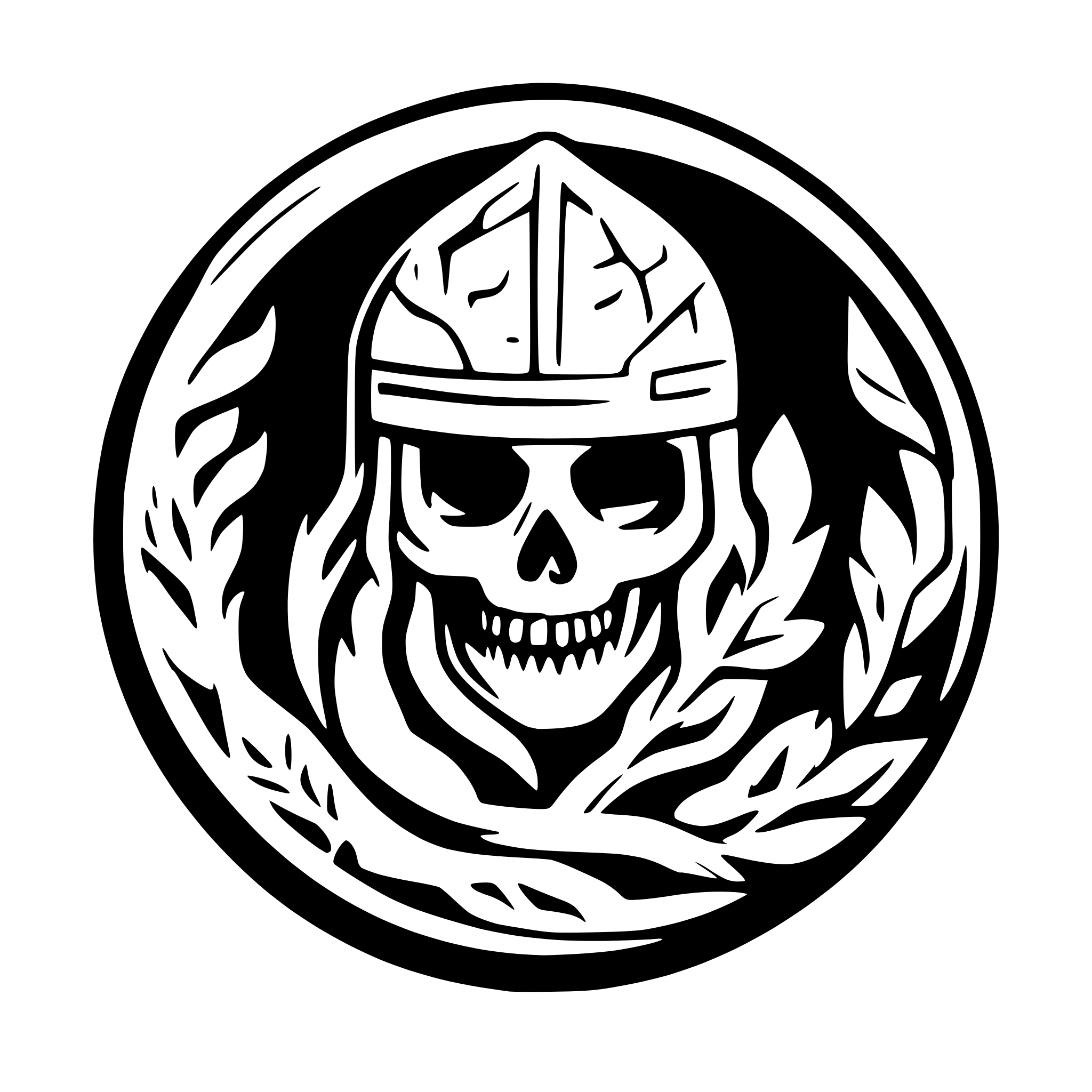 AI-generated SVG of a Emperor death