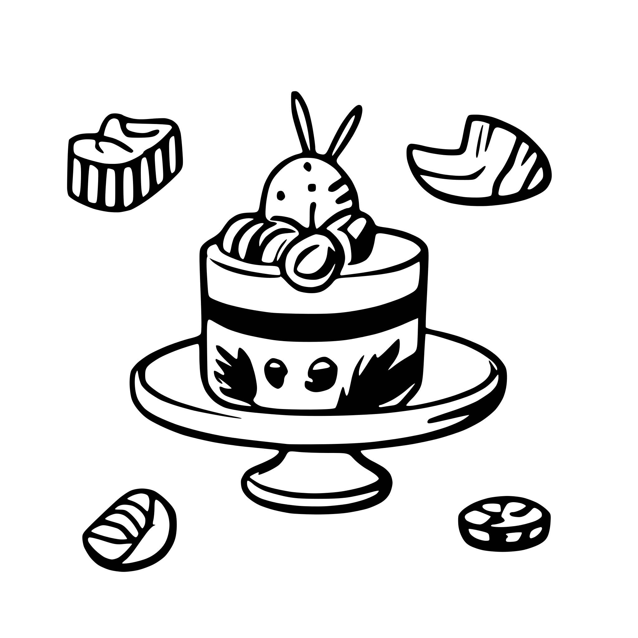 AI-generated SVG of a seafood party gourmet feast gorgeous beautiful darling