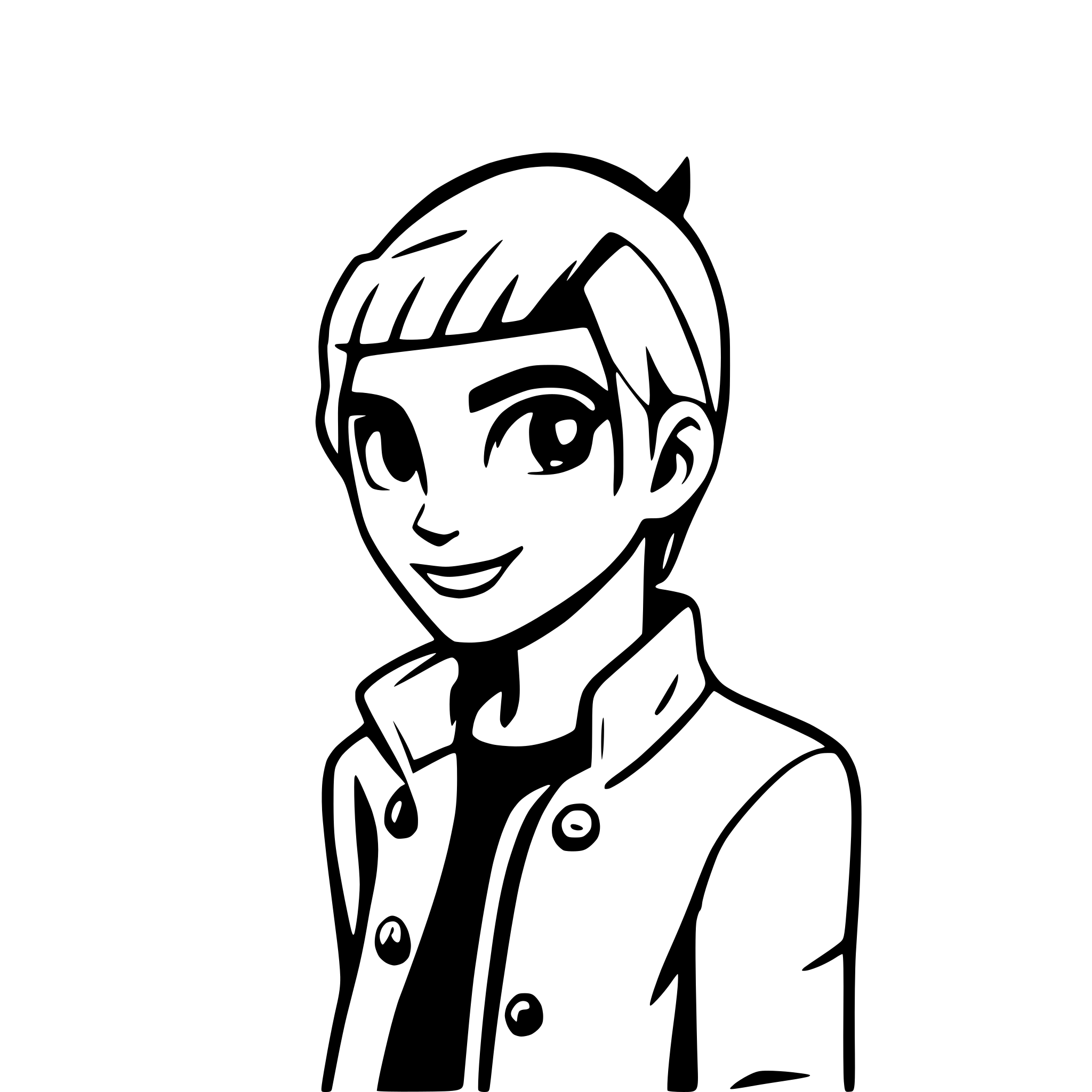 AI-generated SVG of a guy