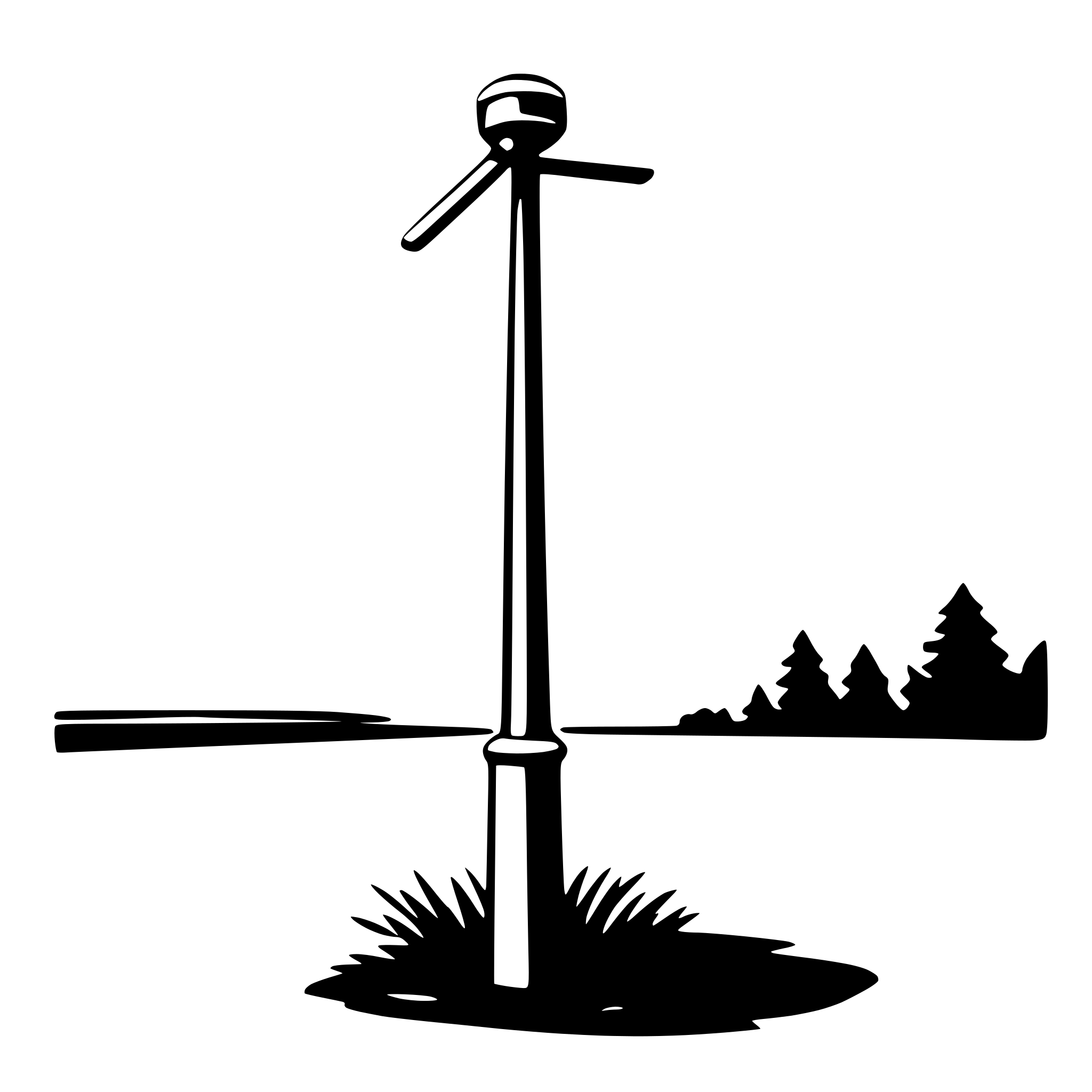 AI-generated SVG of 'pole'