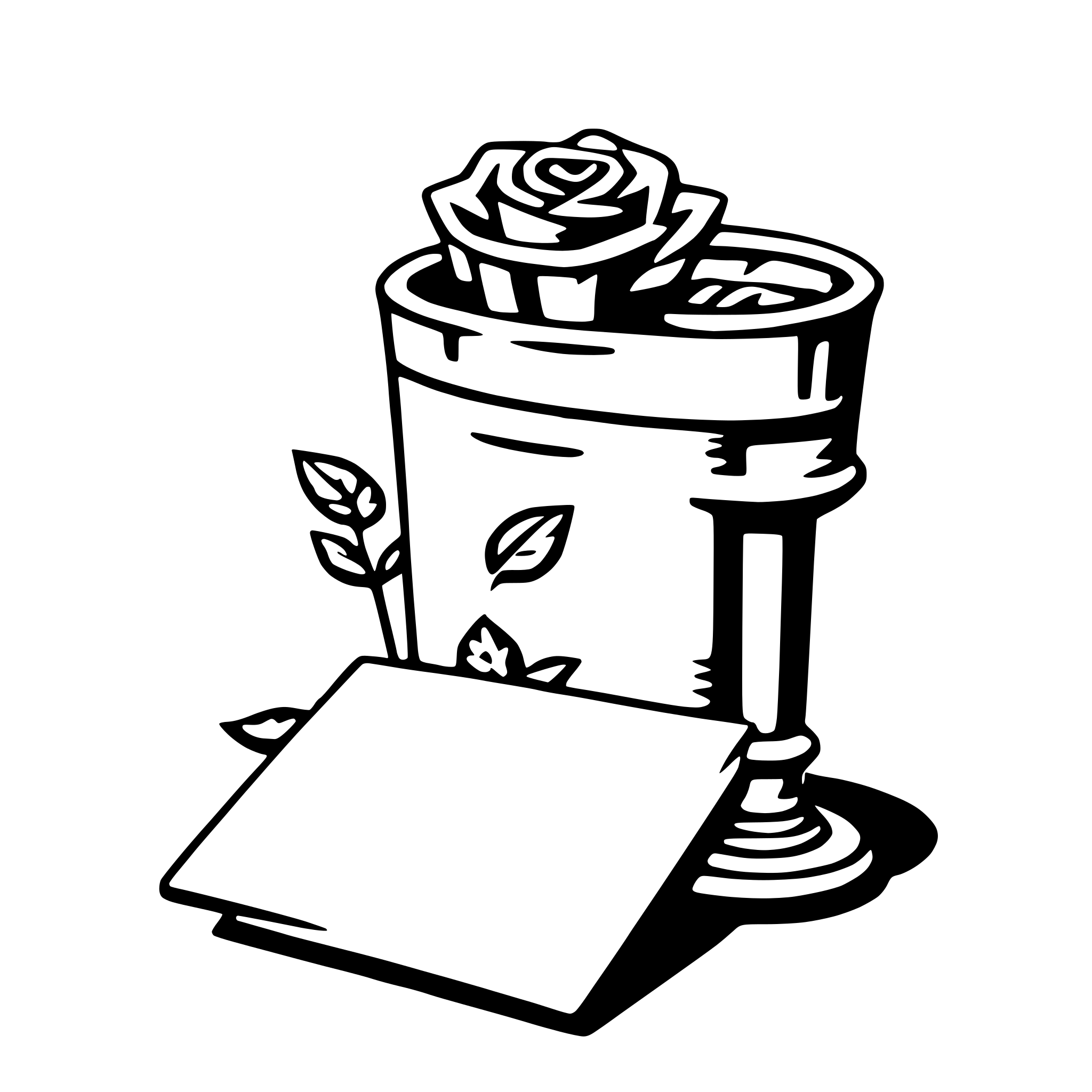 AI-generated SVG of a love poem