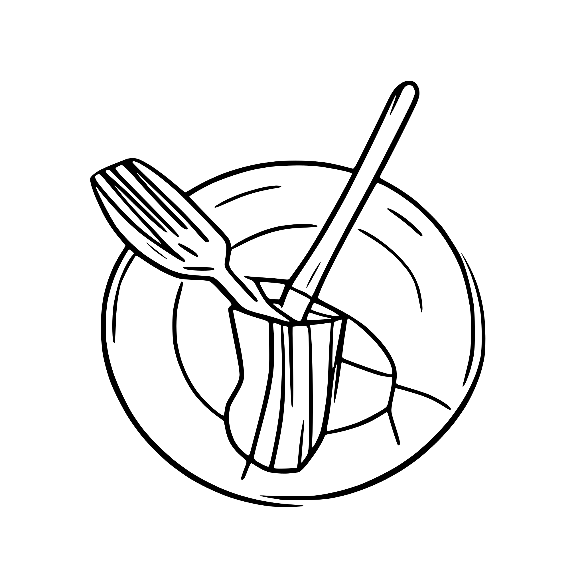 AI-generated SVG of a Playful Continuous line drawing of a broken plate, shards, and a broom in a simple elegant single line art style, no text.
