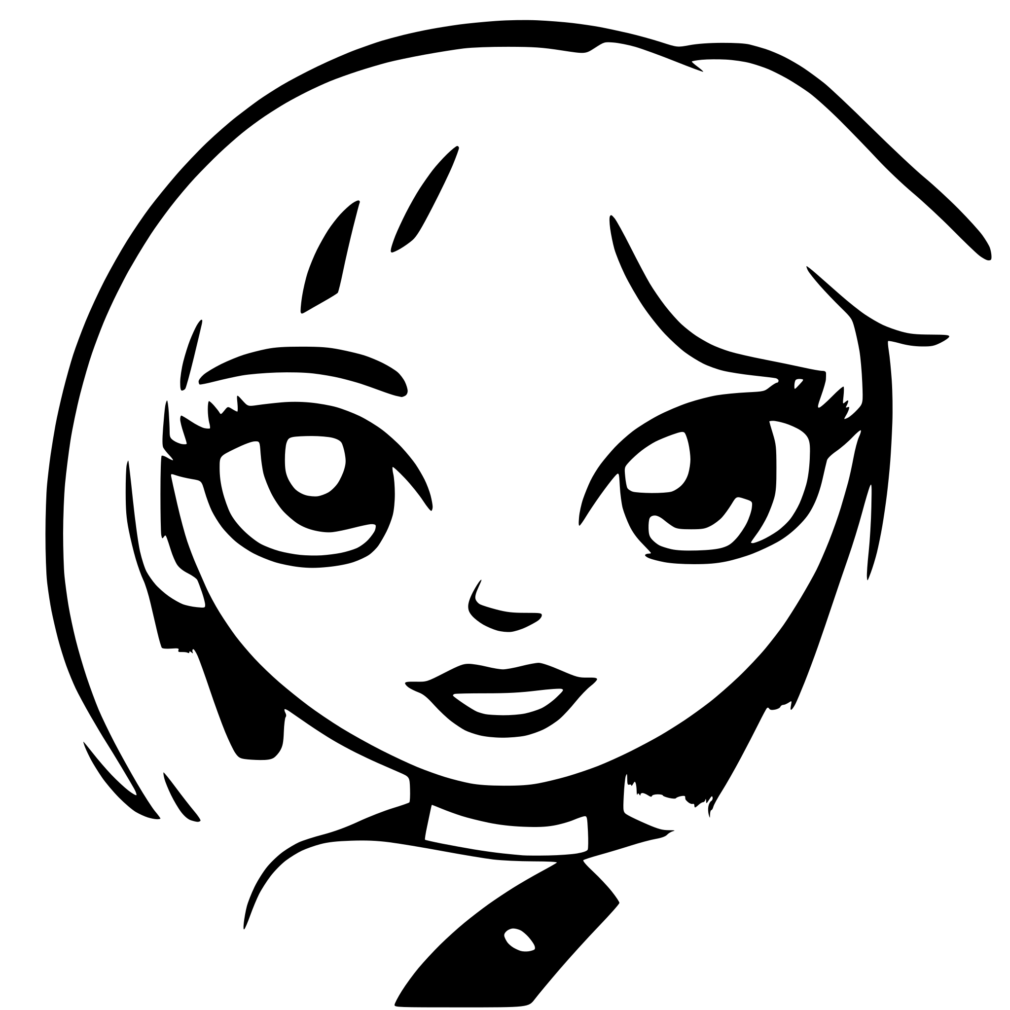 AI-generated SVG of 'emoji eyes'