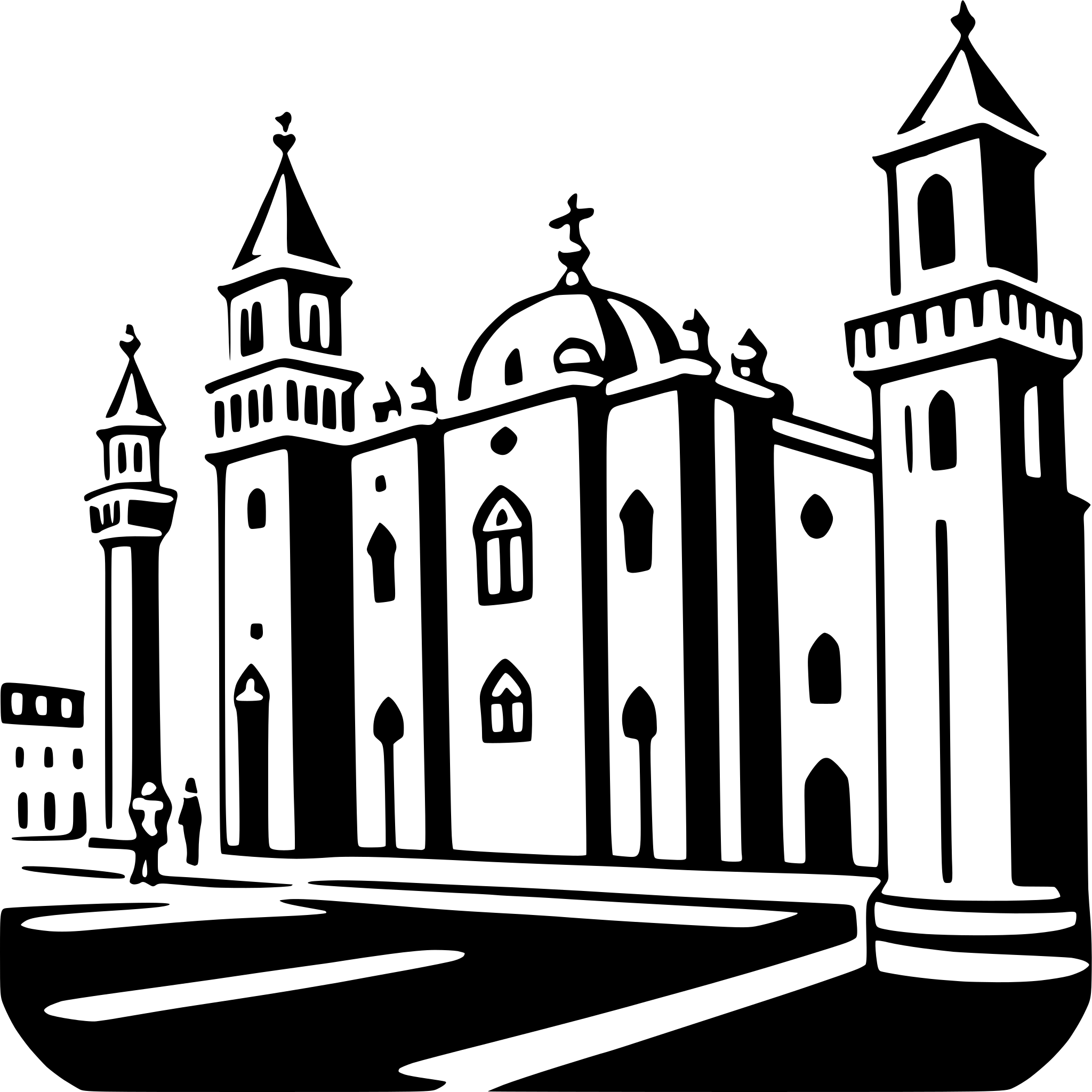 AI-generated SVG of 'piazza san marco'
