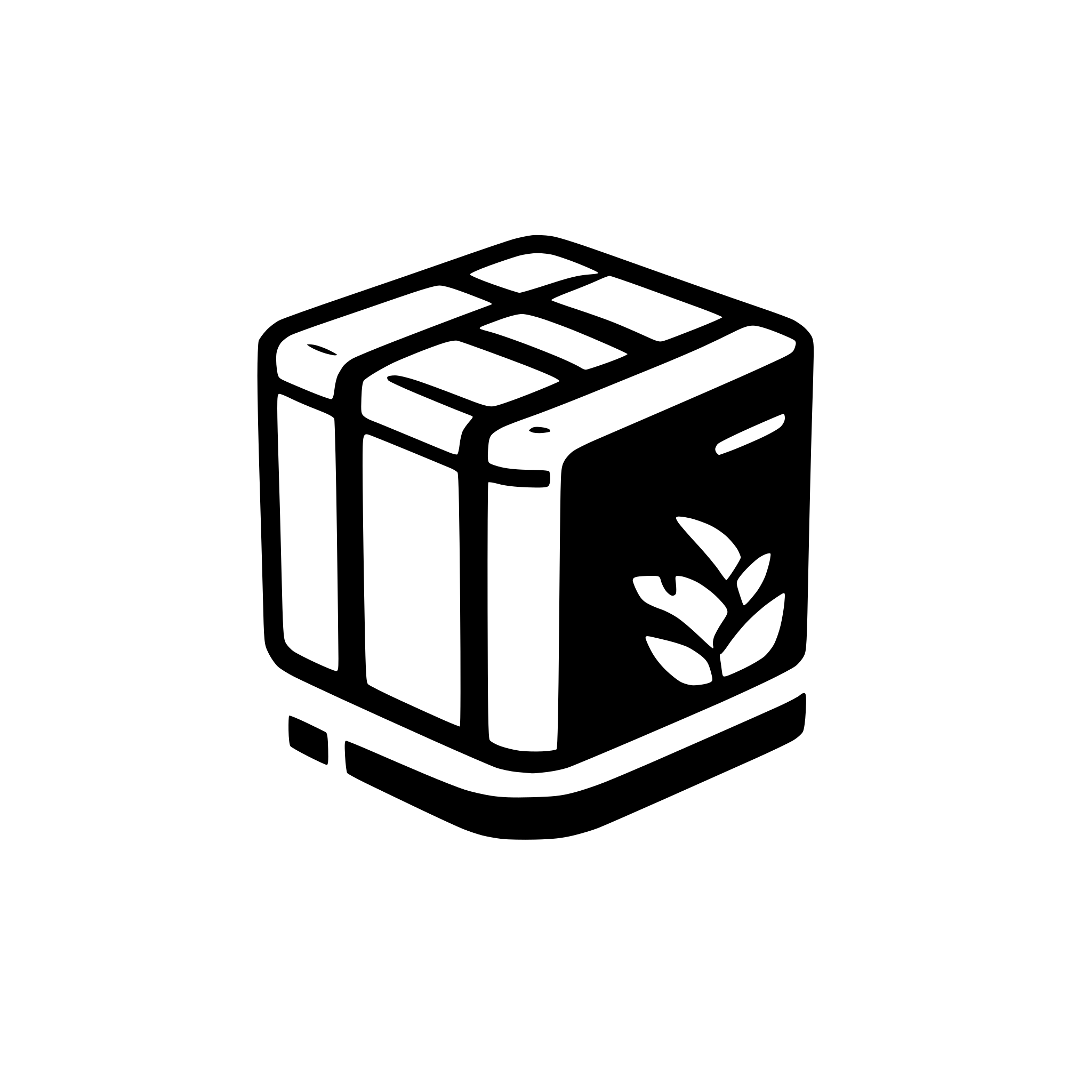 AI-generated SVG of a parcel terminal icon with cells