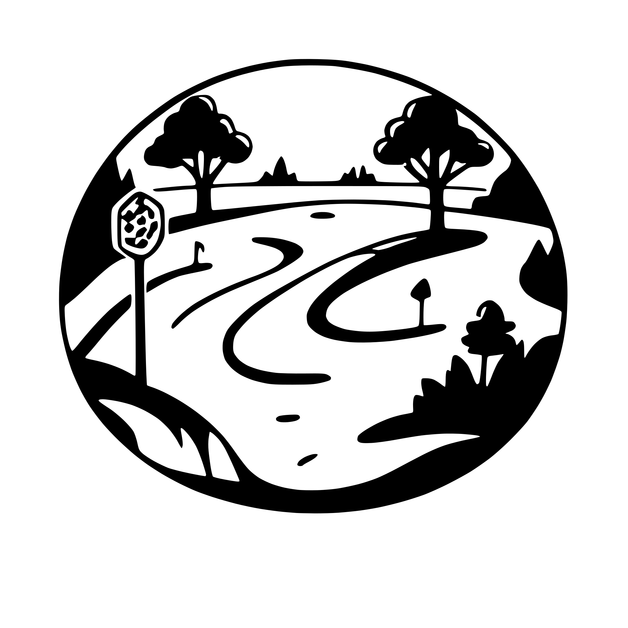 AI-generated SVG of a golf course