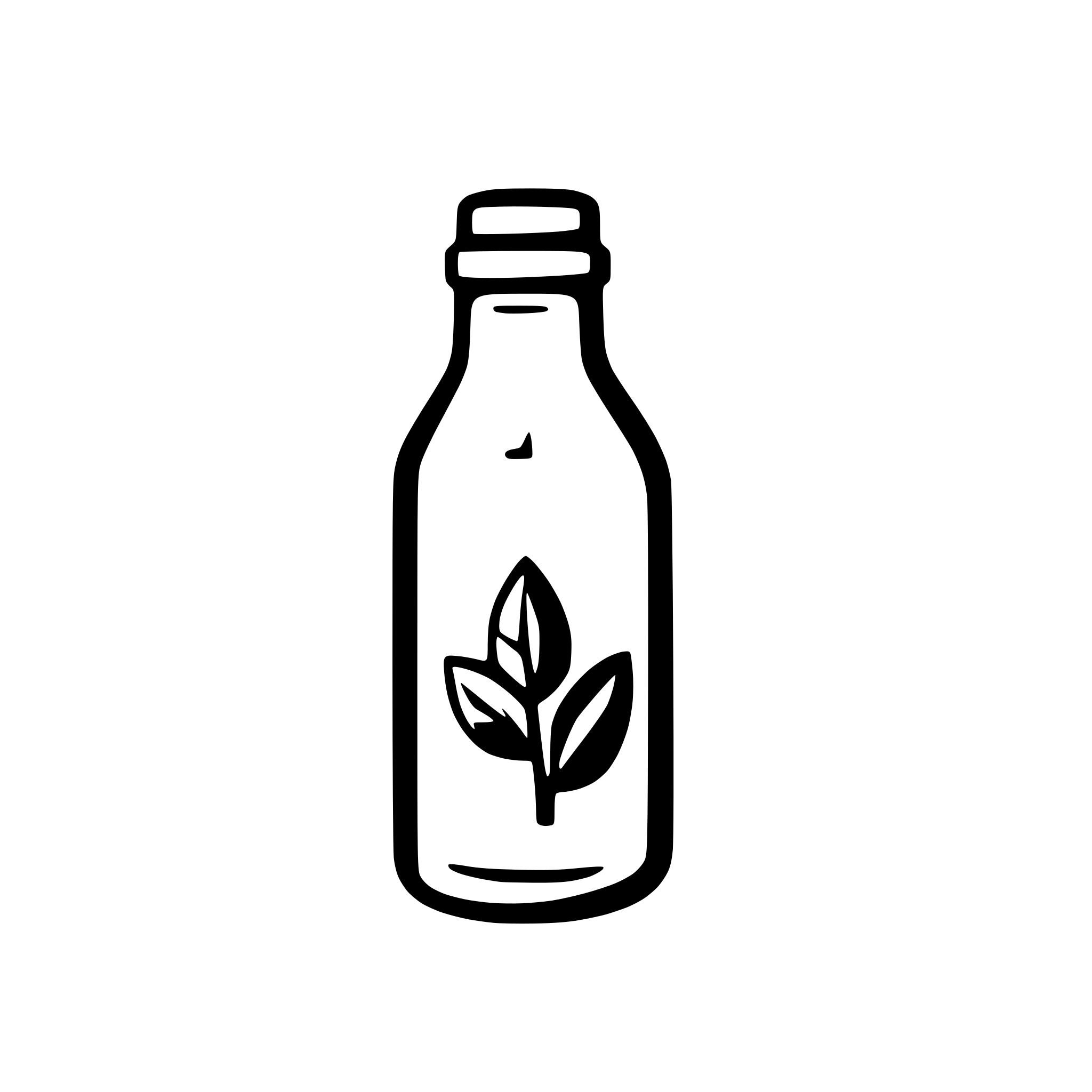 AI-generated SVG of 'simple icon bottle'