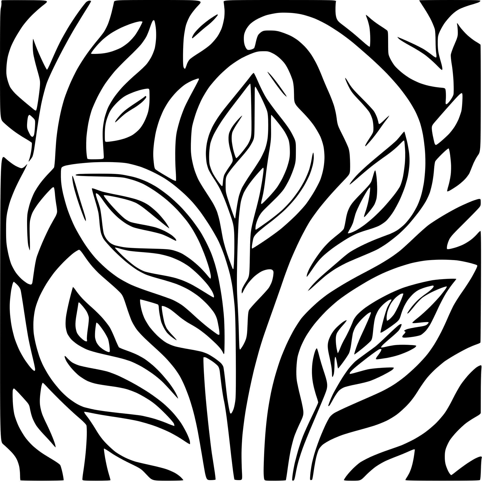 AI-generated SVG of 'flourish swirl'