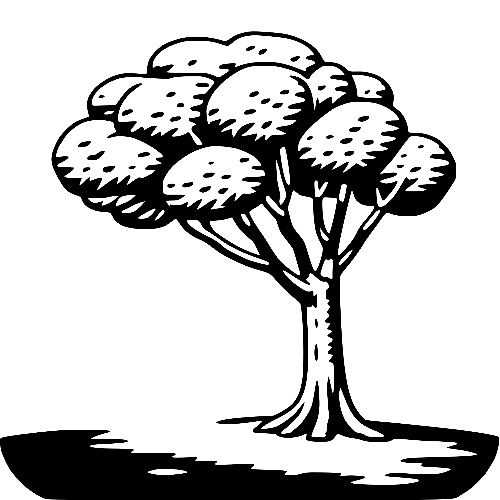 AI-generated SVG of 'jacaranda tree'