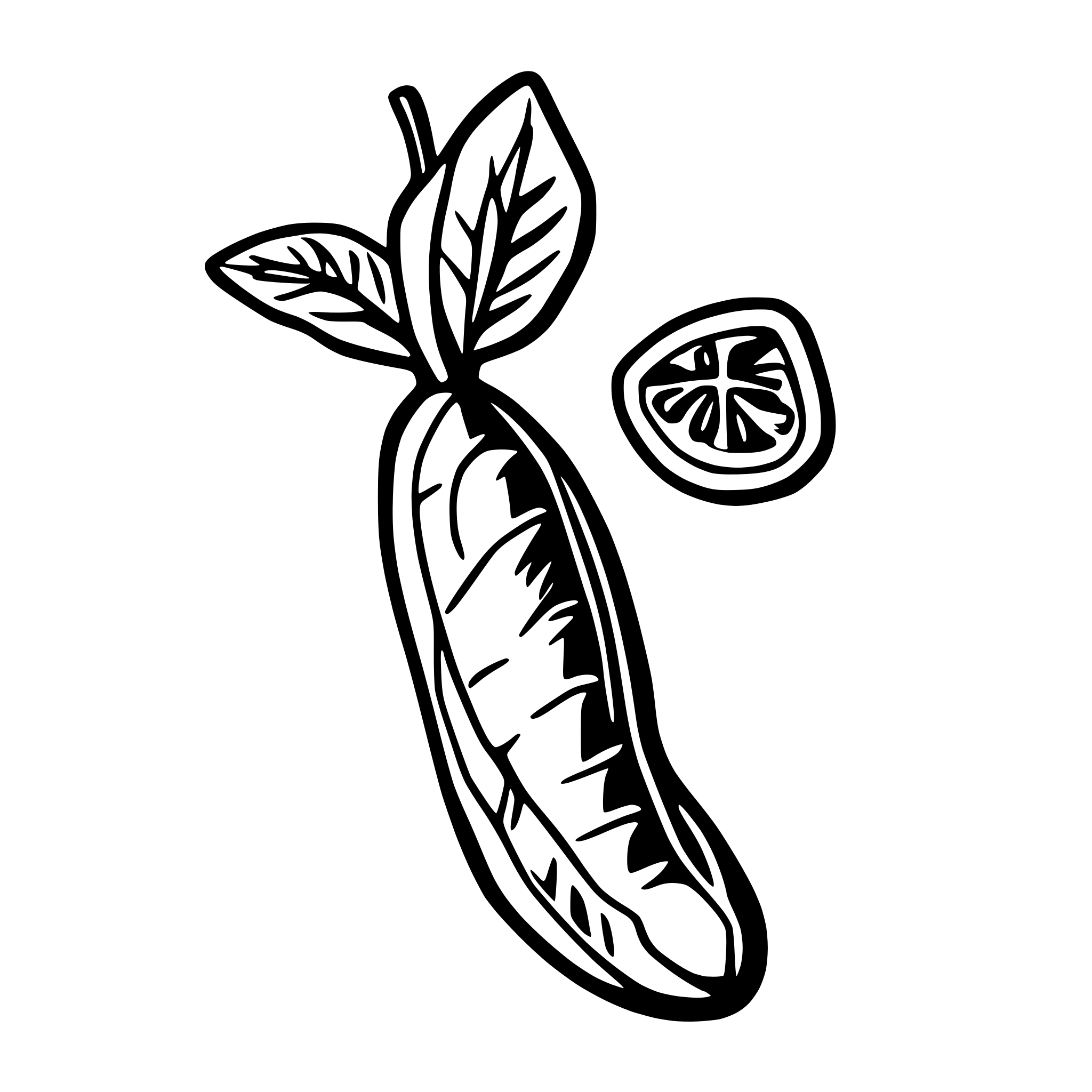 AI-generated SVG of 'Chilipepper fern habanero jalapeno chili'