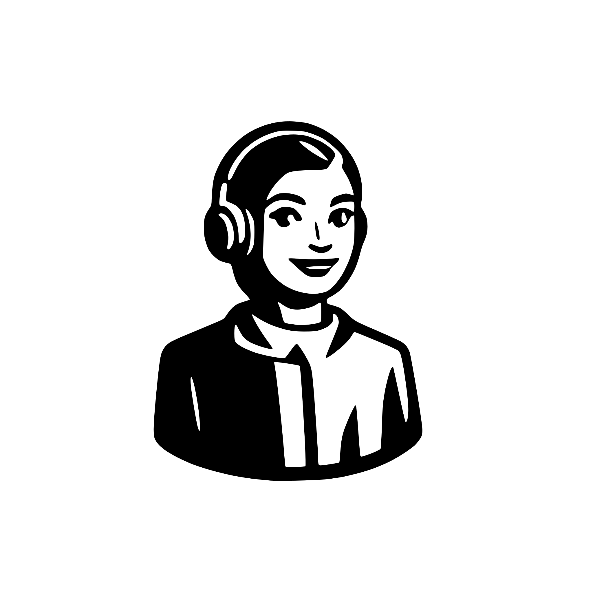 AI-generated SVG of a podcast
