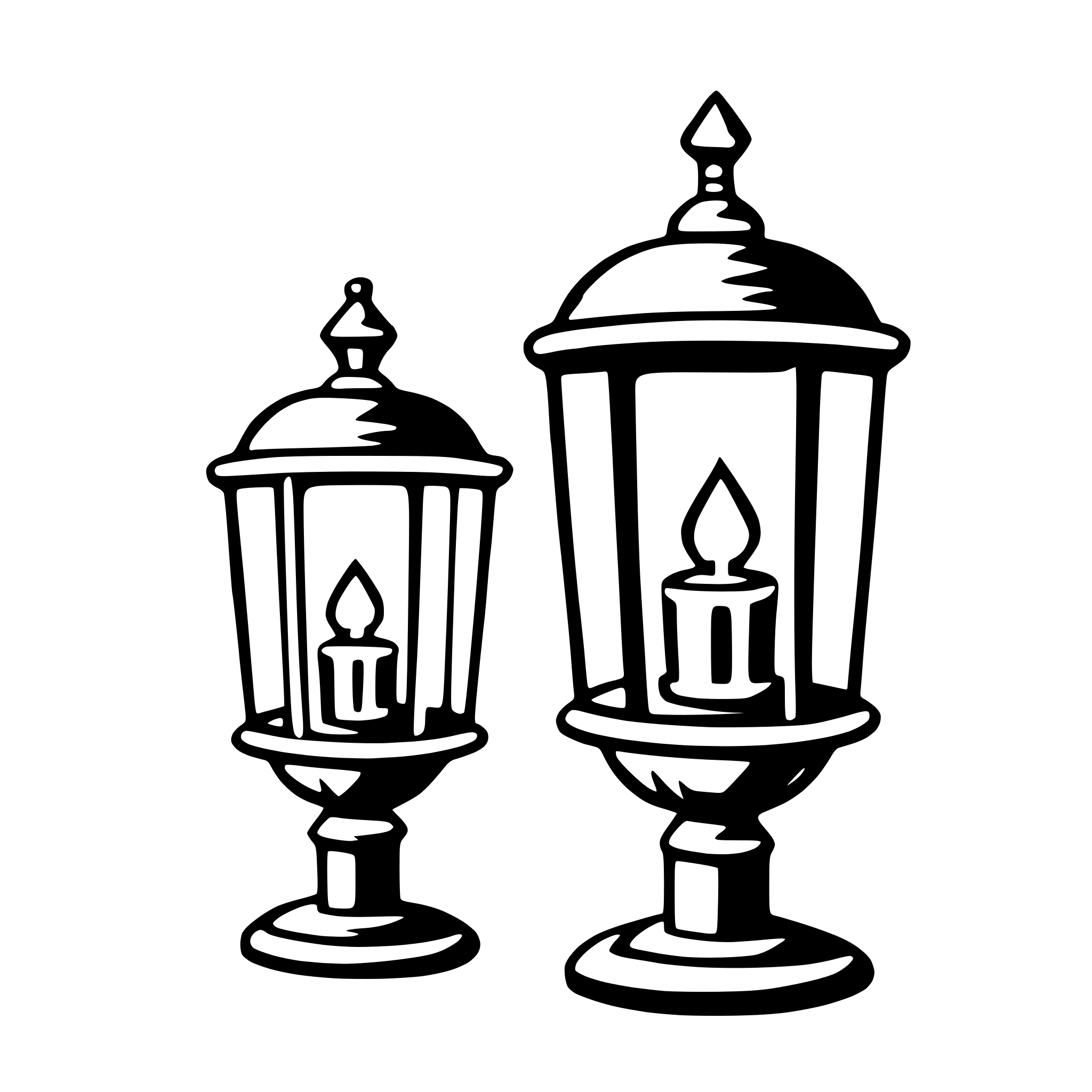 AI-generated SVG of 'heart-shaped lanterns'