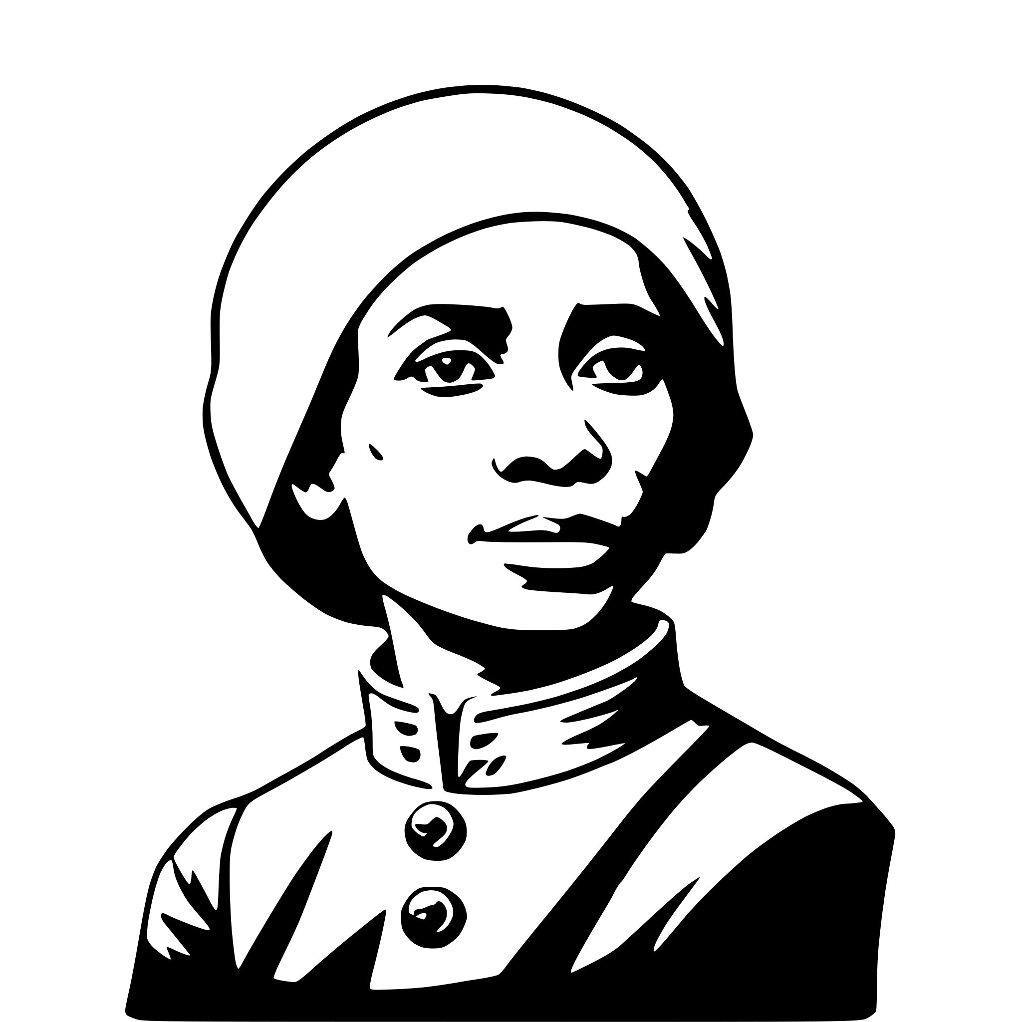 AI-generated SVG of 'harriet tubman'