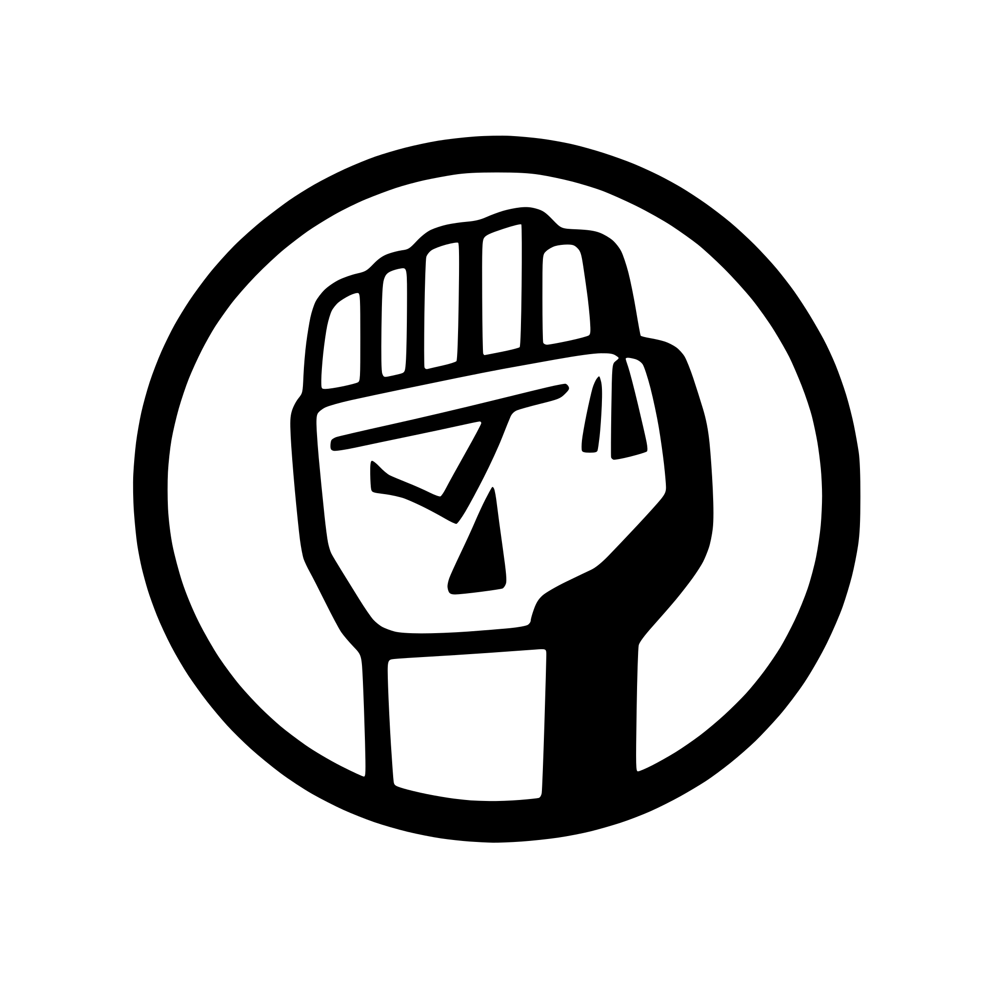 AI-generated SVG of a bouldering technology app icon