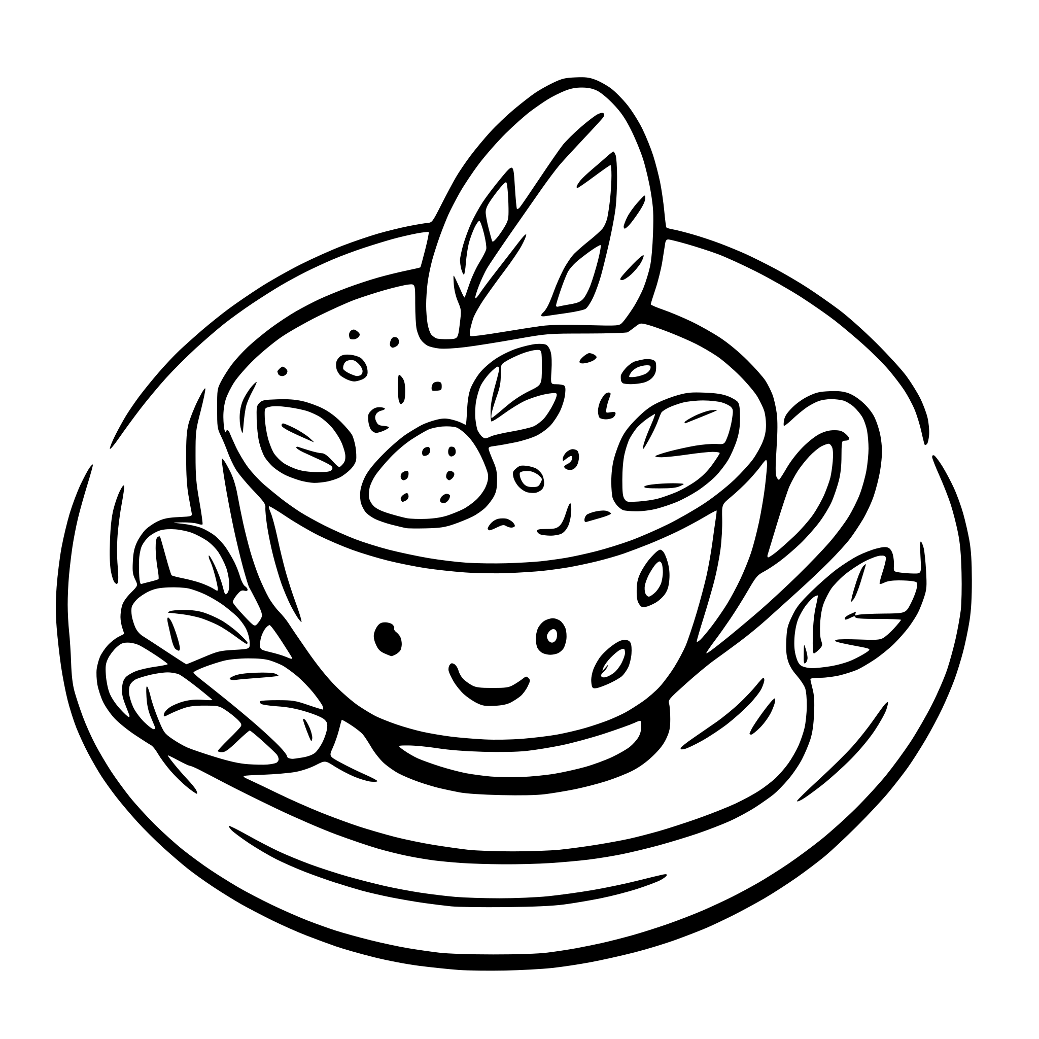 AI-generated SVG of a breakfast icon