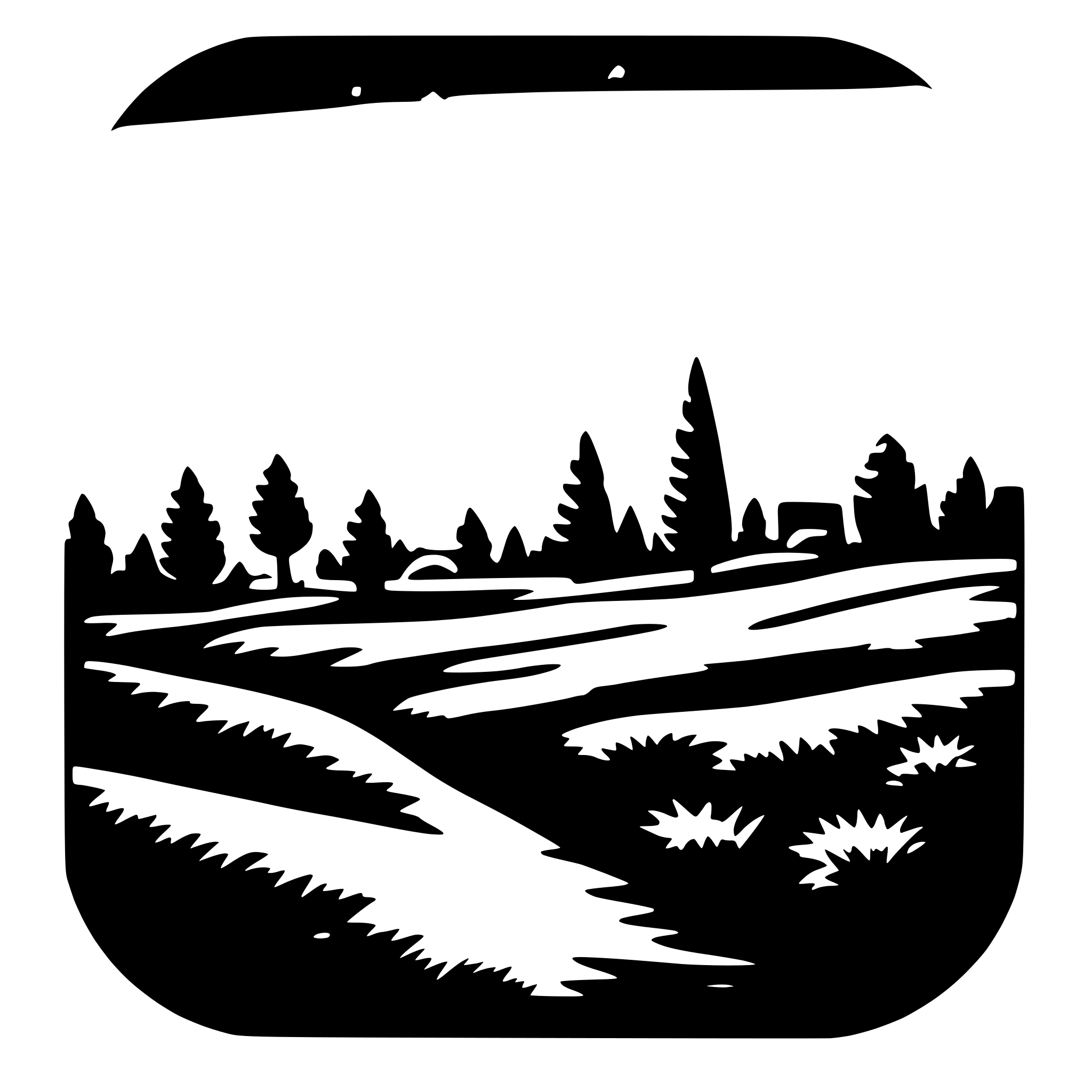 AI-generated SVG of a starry night