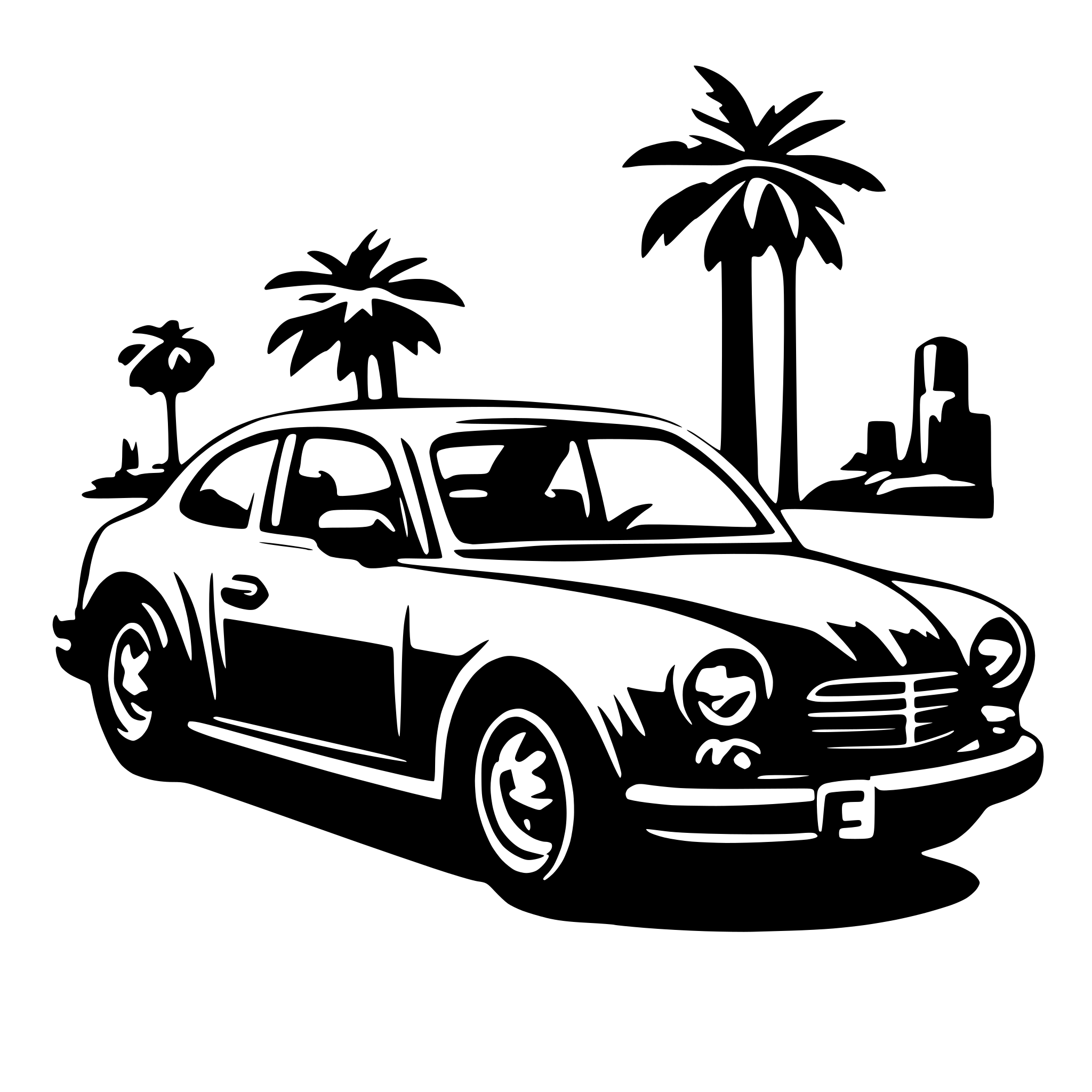 AI-generated SVG of a Create a car