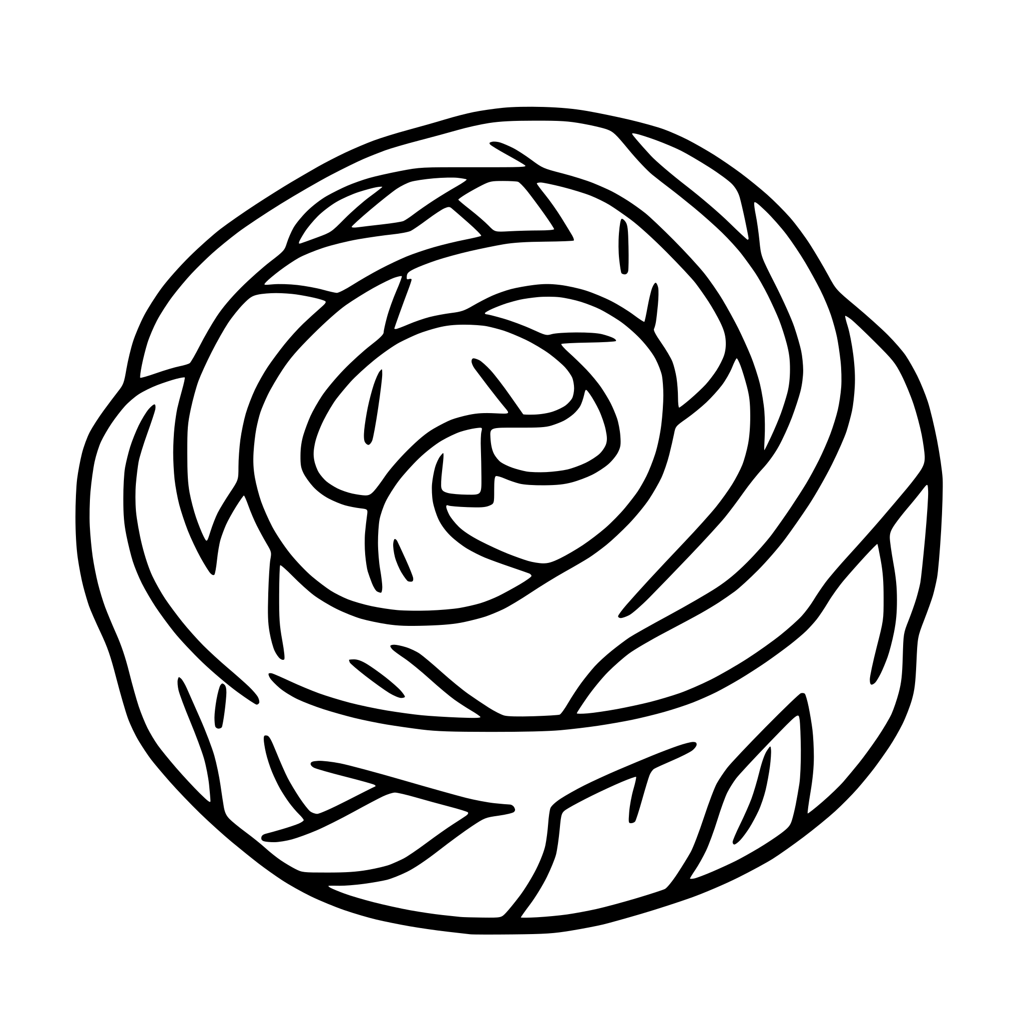 AI-generated SVG of 'simple swedish cinnamon roll'