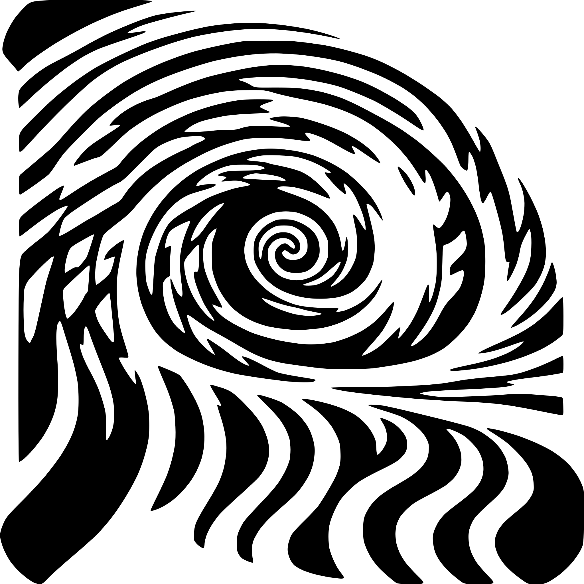 AI-generated SVG of 'spiral wave'