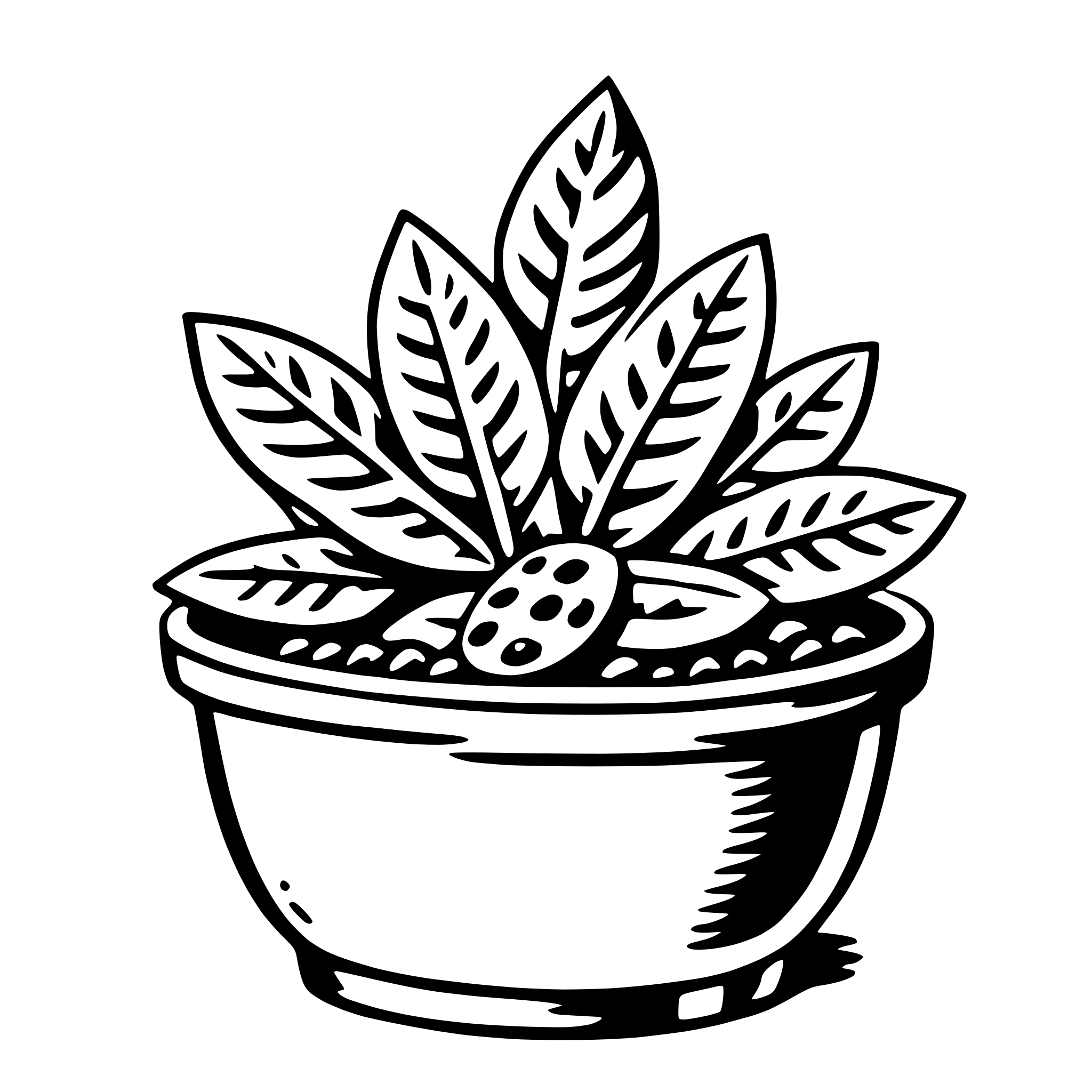 AI-generated SVG of a chia seed