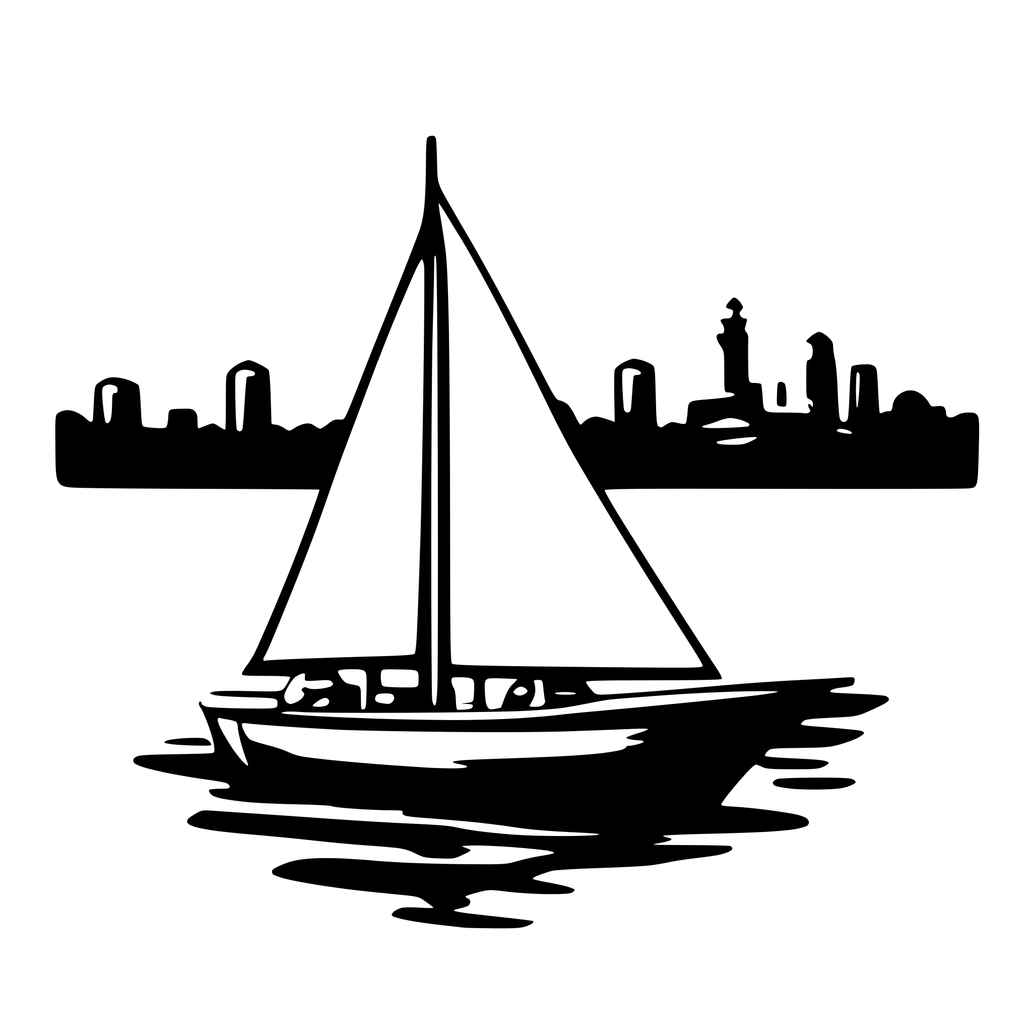 AI-generated SVG of a Sailing