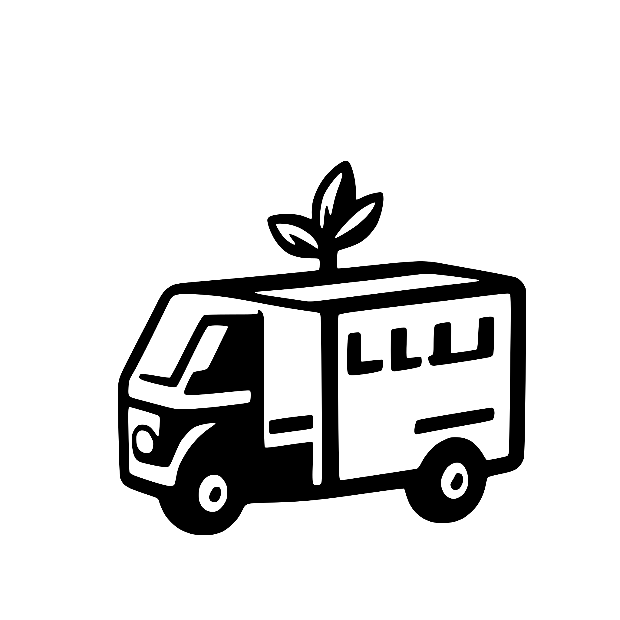 AI-generated SVG of 'delivery truck icon'