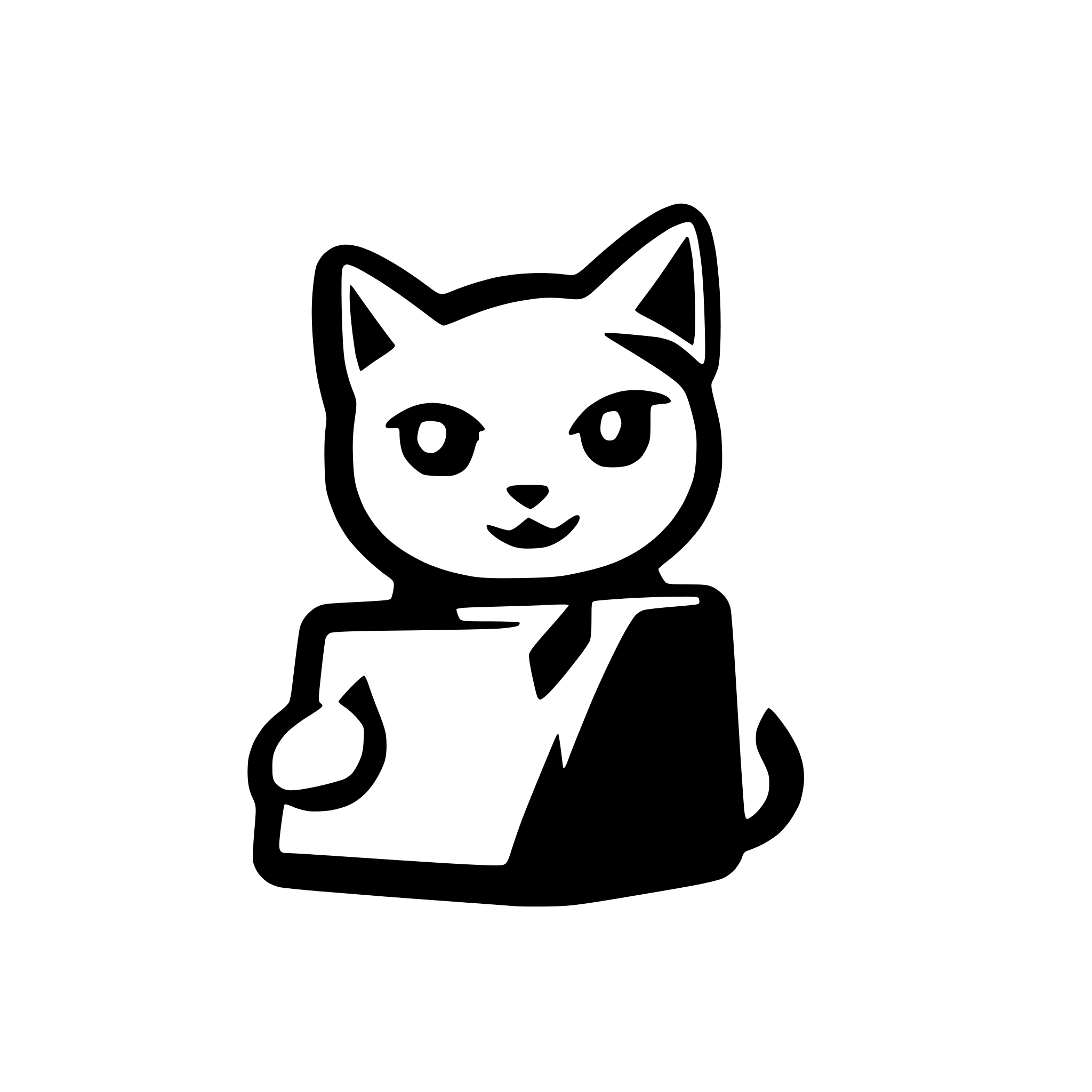 AI-generated SVG of 'cat as programmer'