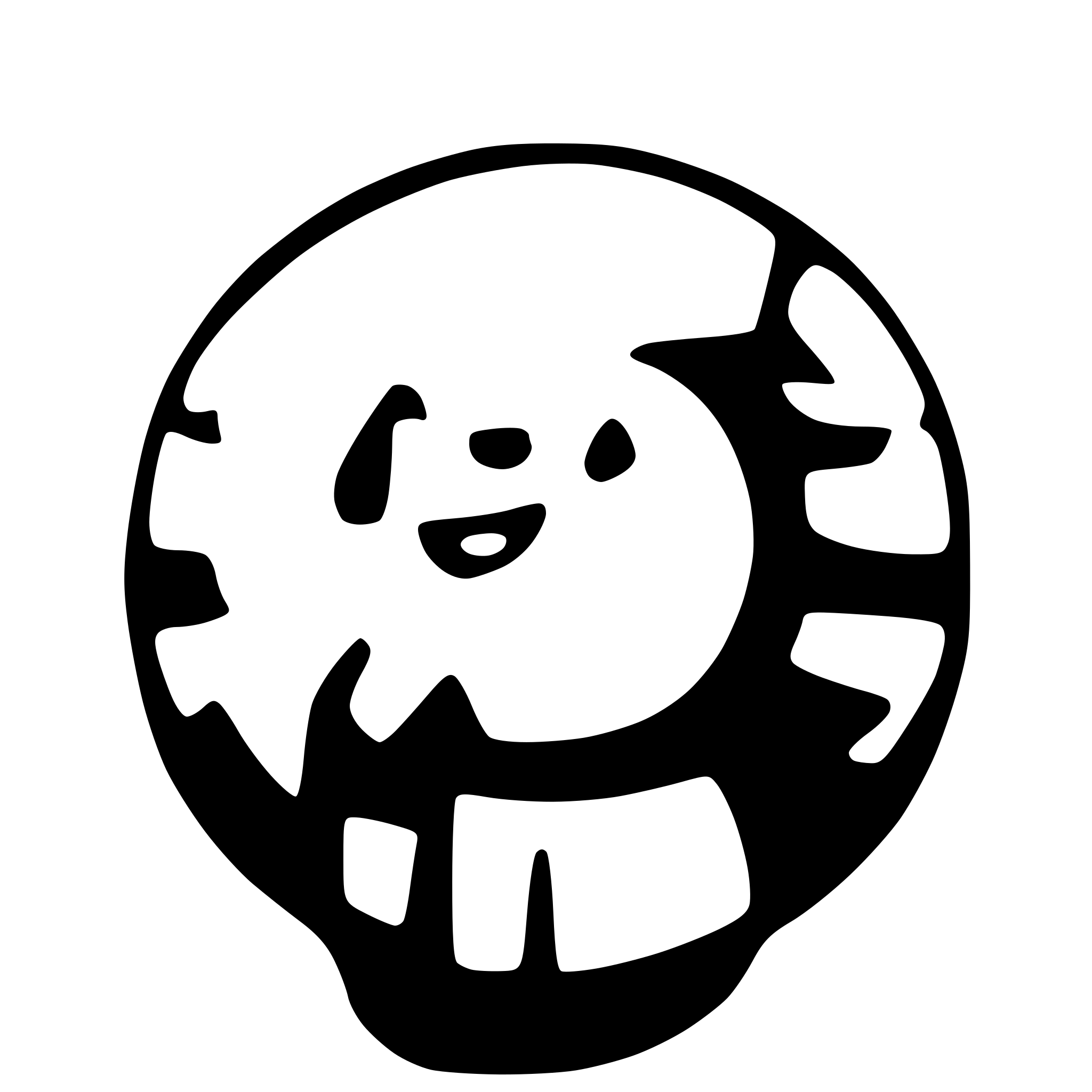 AI-generated SVG of a full moon