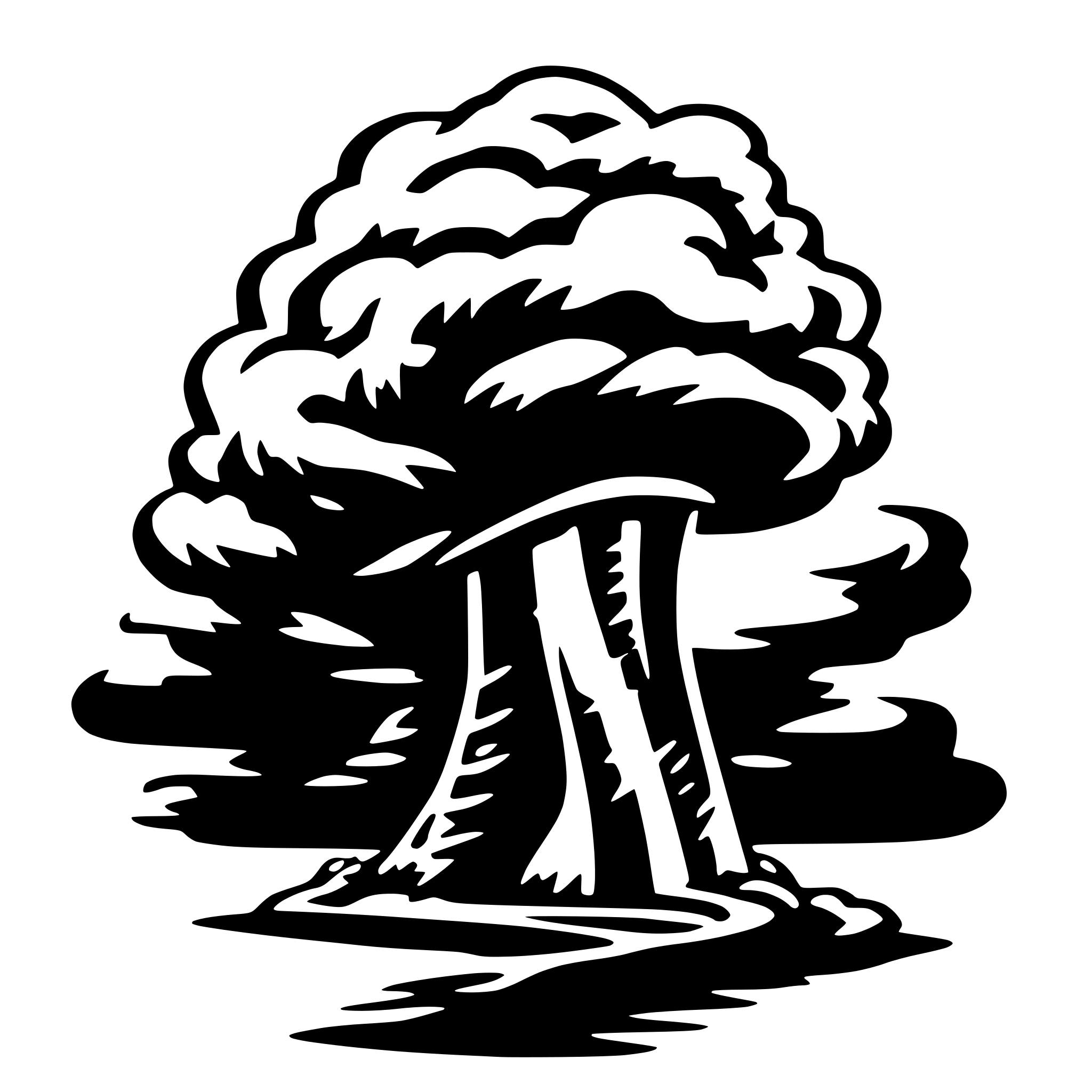 AI-generated SVG of 'cool tornado'