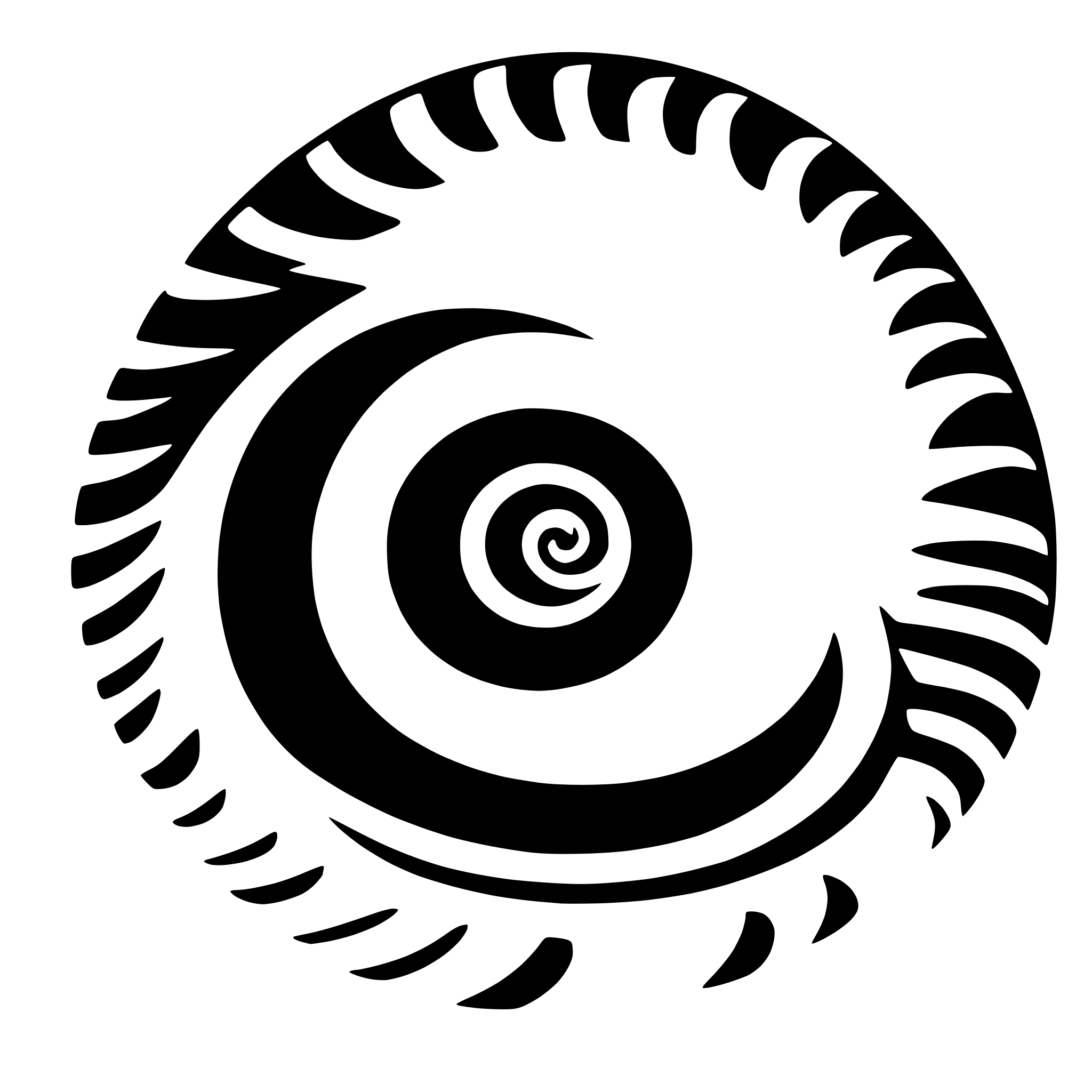 AI-generated SVG of 'spiral wave'