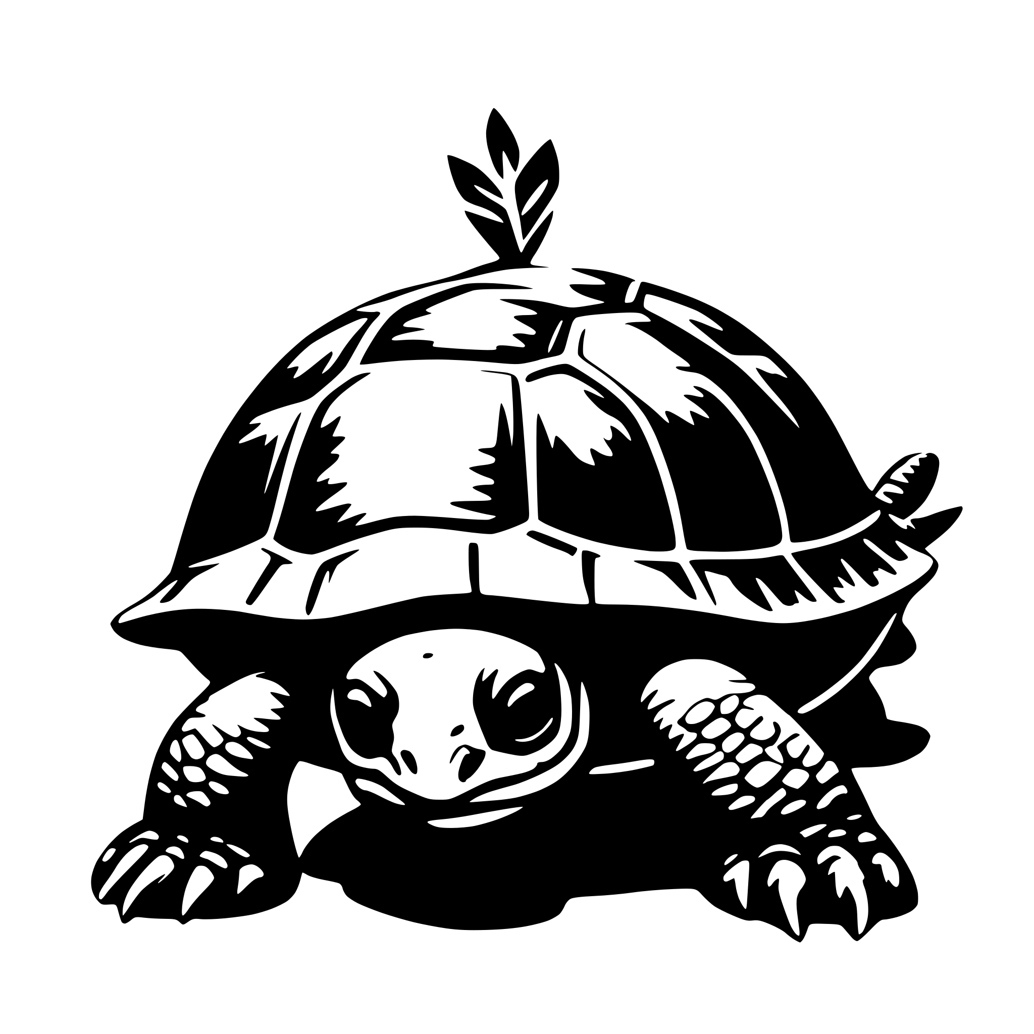AI-generated SVG of 'Turtle'