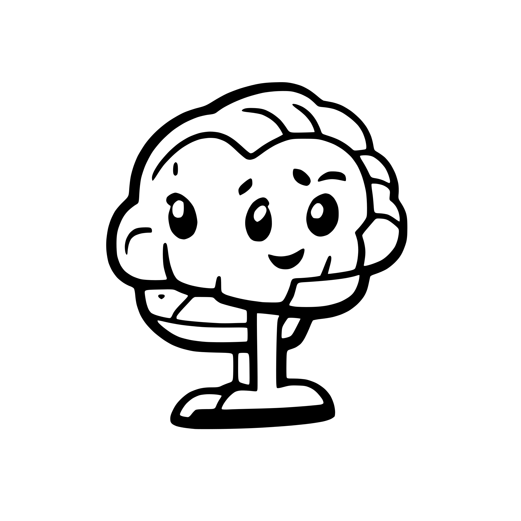 AI-generated SVG of 'talented brain in company'