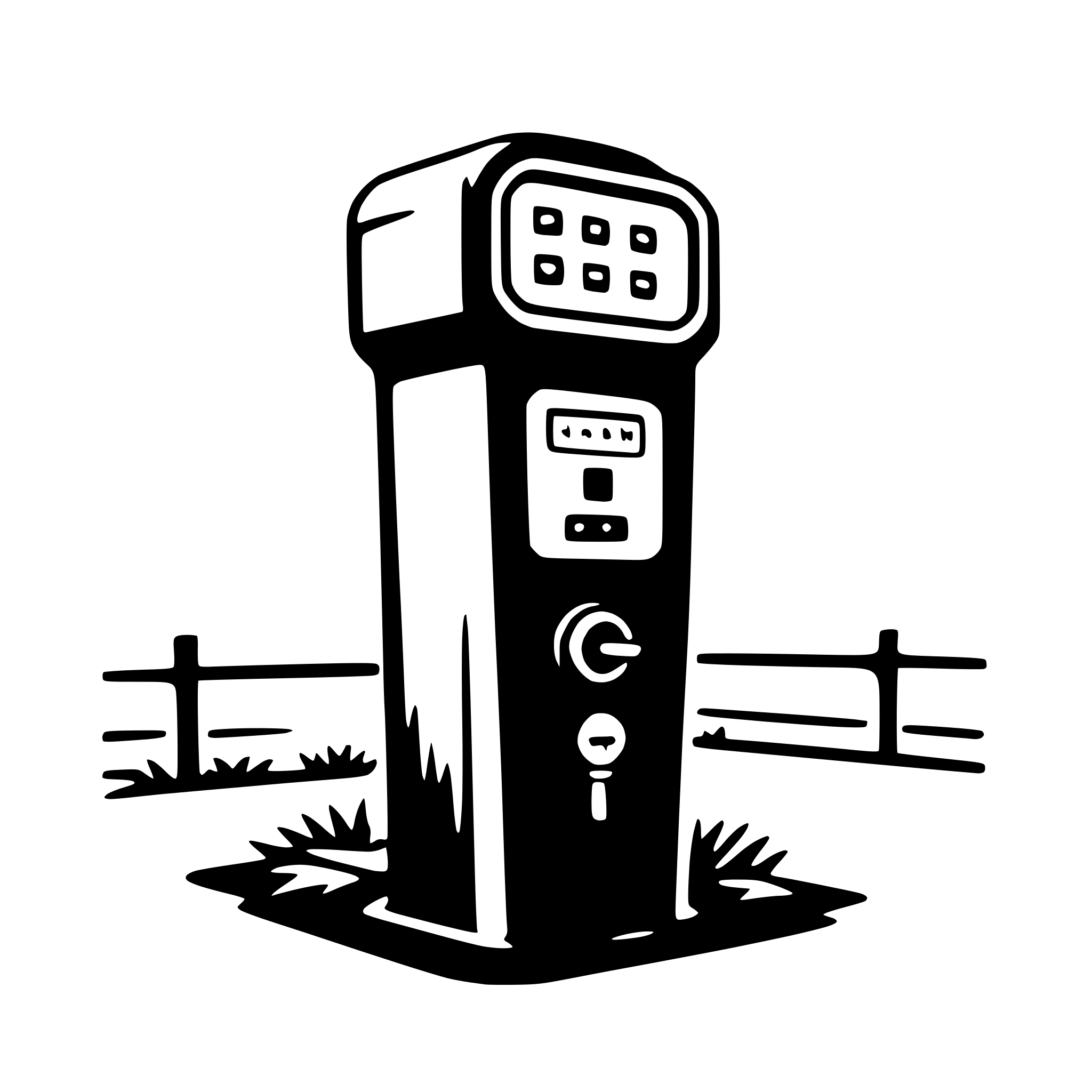 AI-generated SVG of a parking meter
