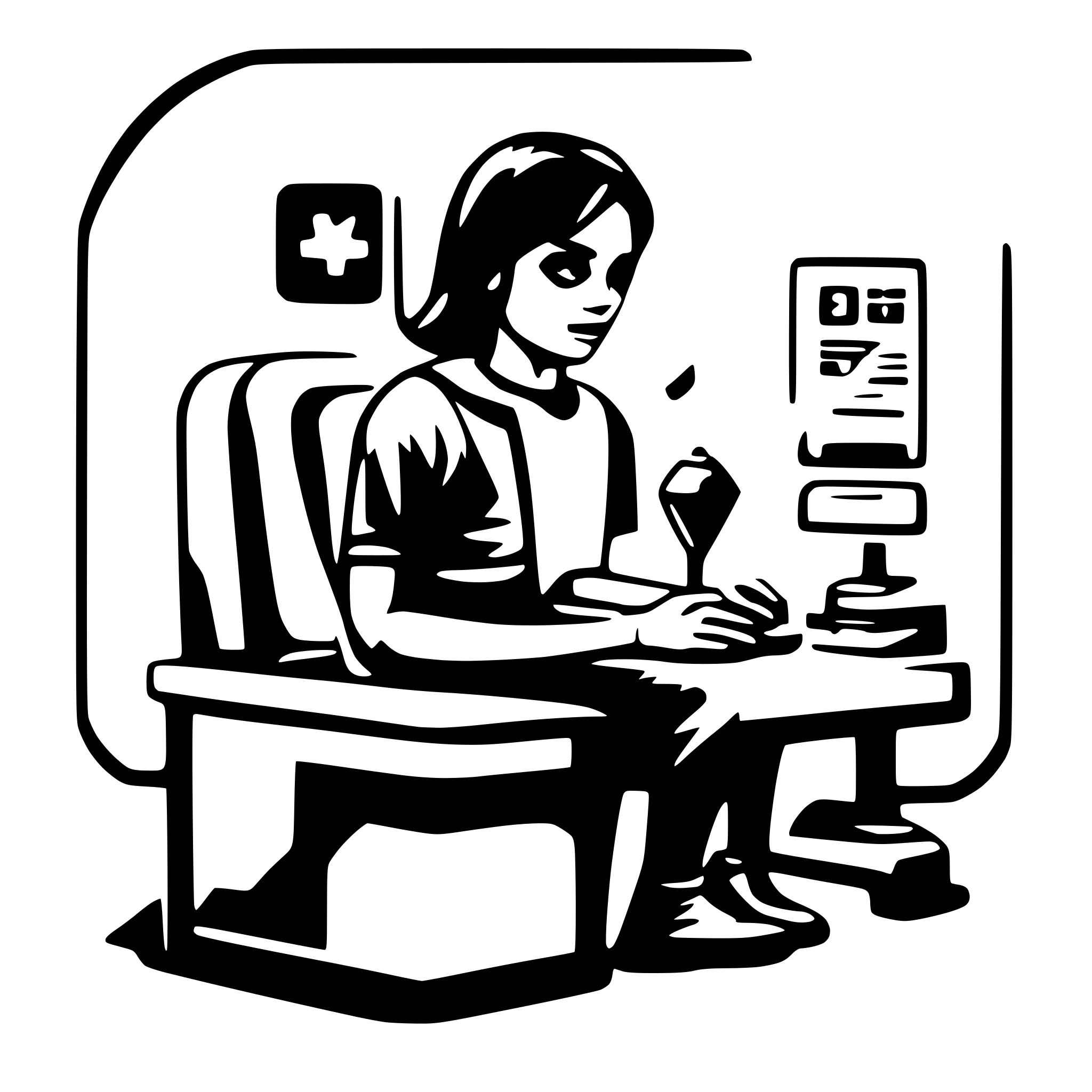 AI-generated SVG of 'coding'