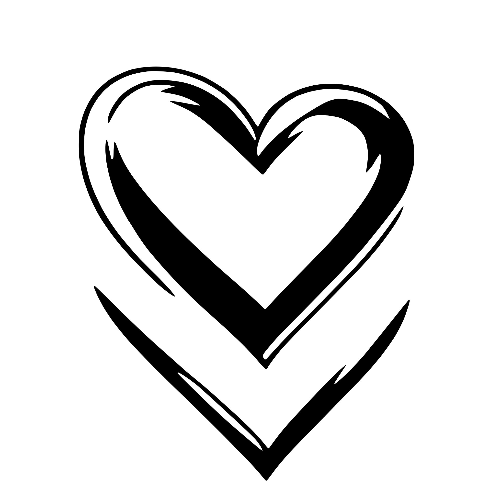 AI-generated SVG of a valentine's heart