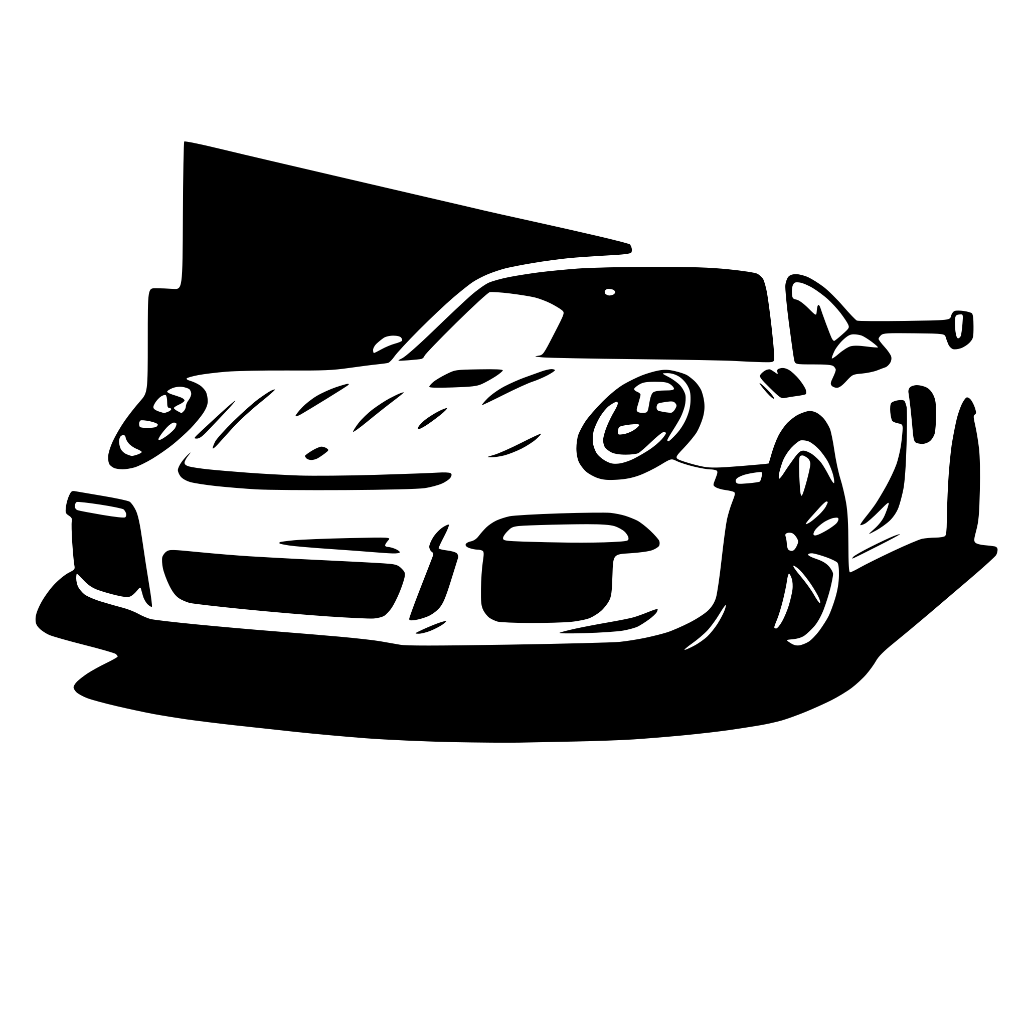 AI-generated SVG of 'gt3 rs'