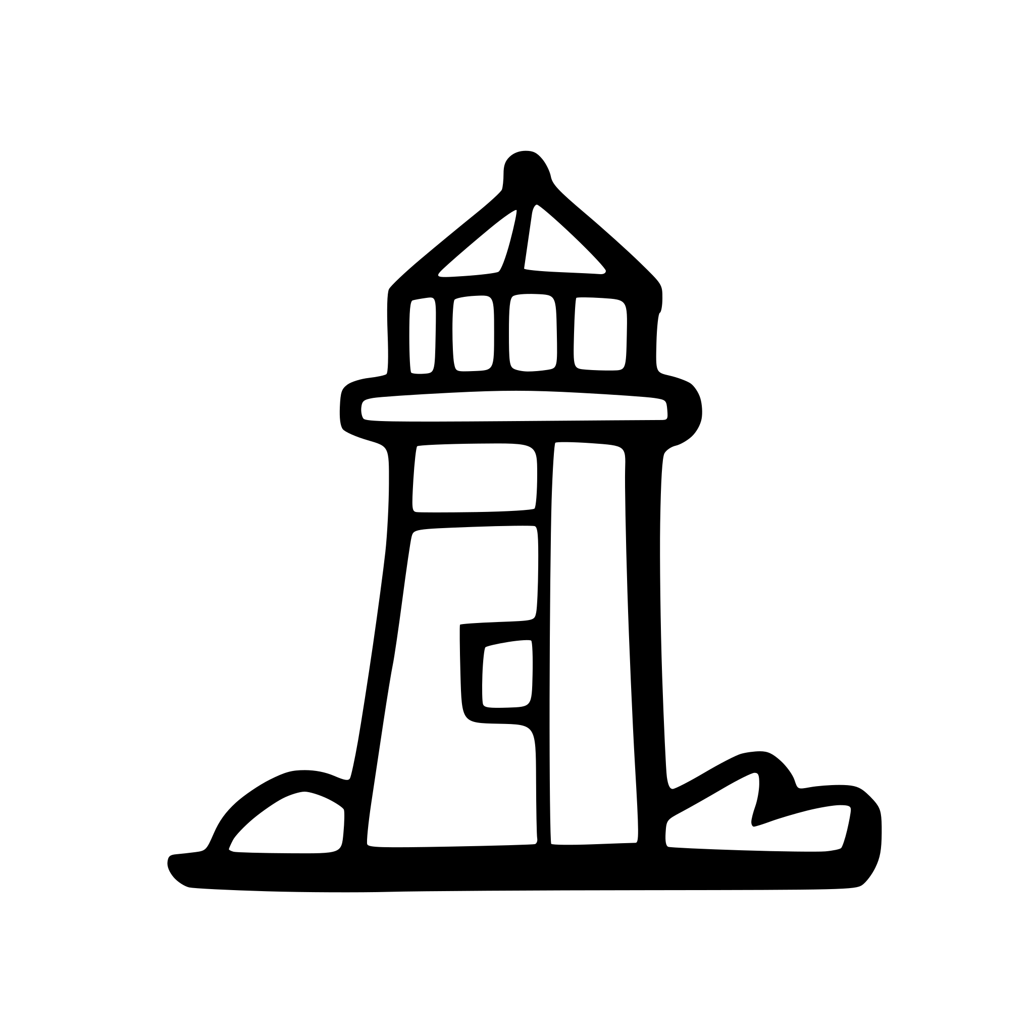 AI-generated SVG of a lighthouse
