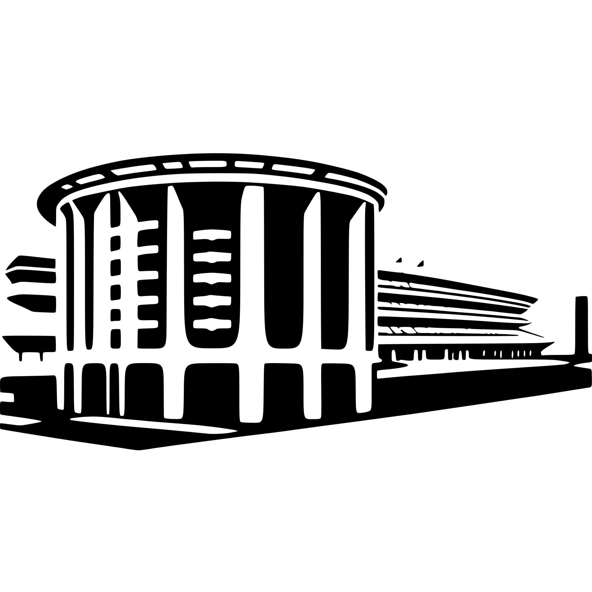 AI-generated SVG of a Trybuny stadionu FC Barcelony - Camp Nou