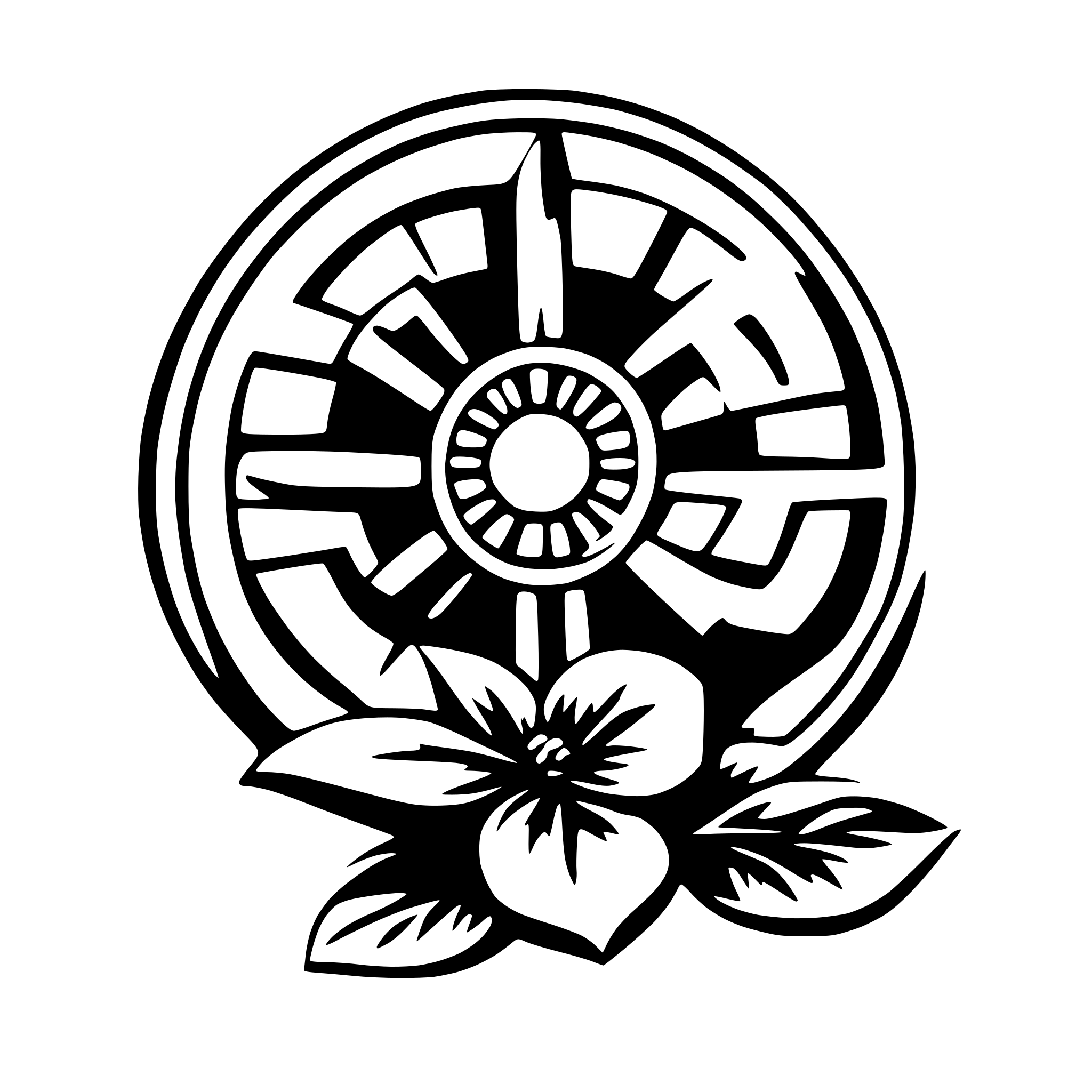 AI-generated SVG of 'Kamon'