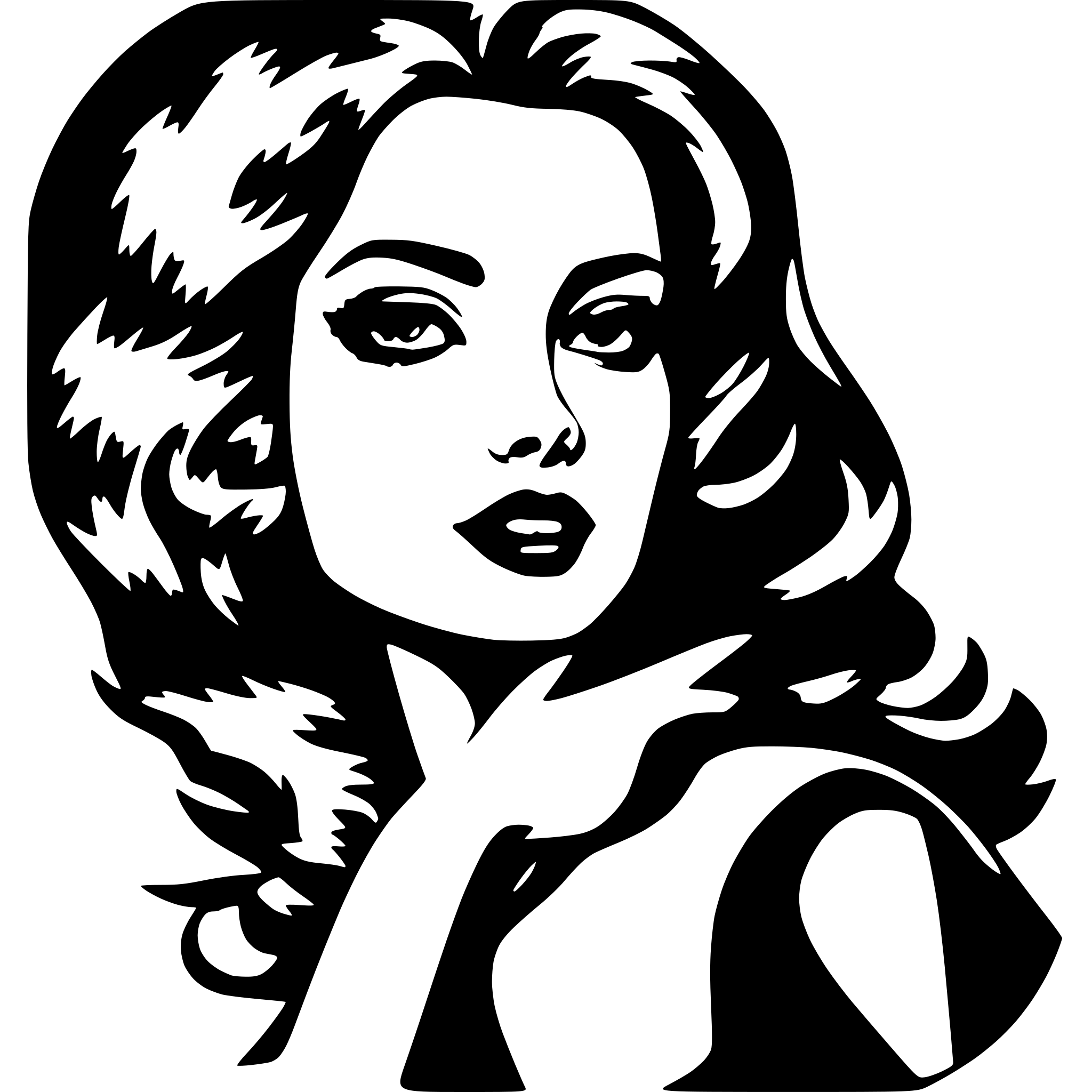 AI-generated SVG of 'sexy lady'