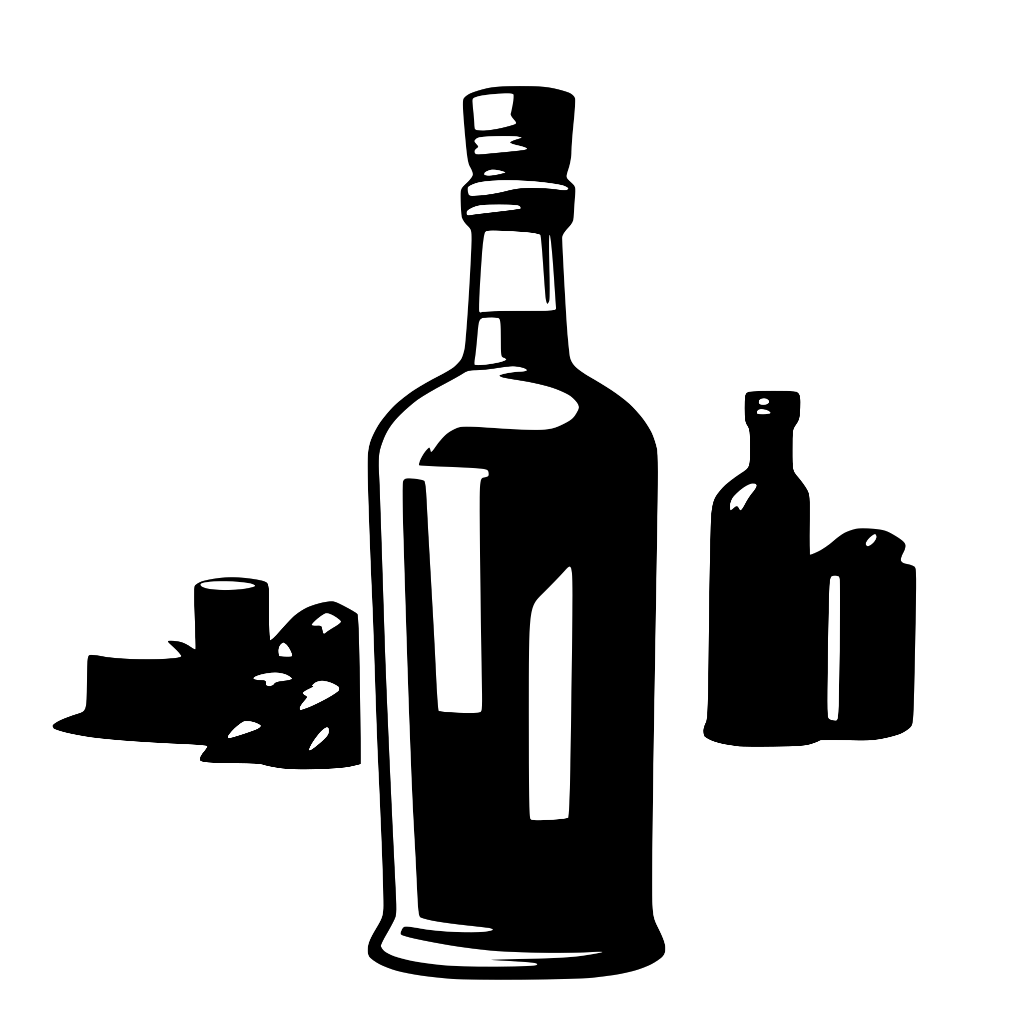 AI-generated SVG of 'BOTTLE VODKA'