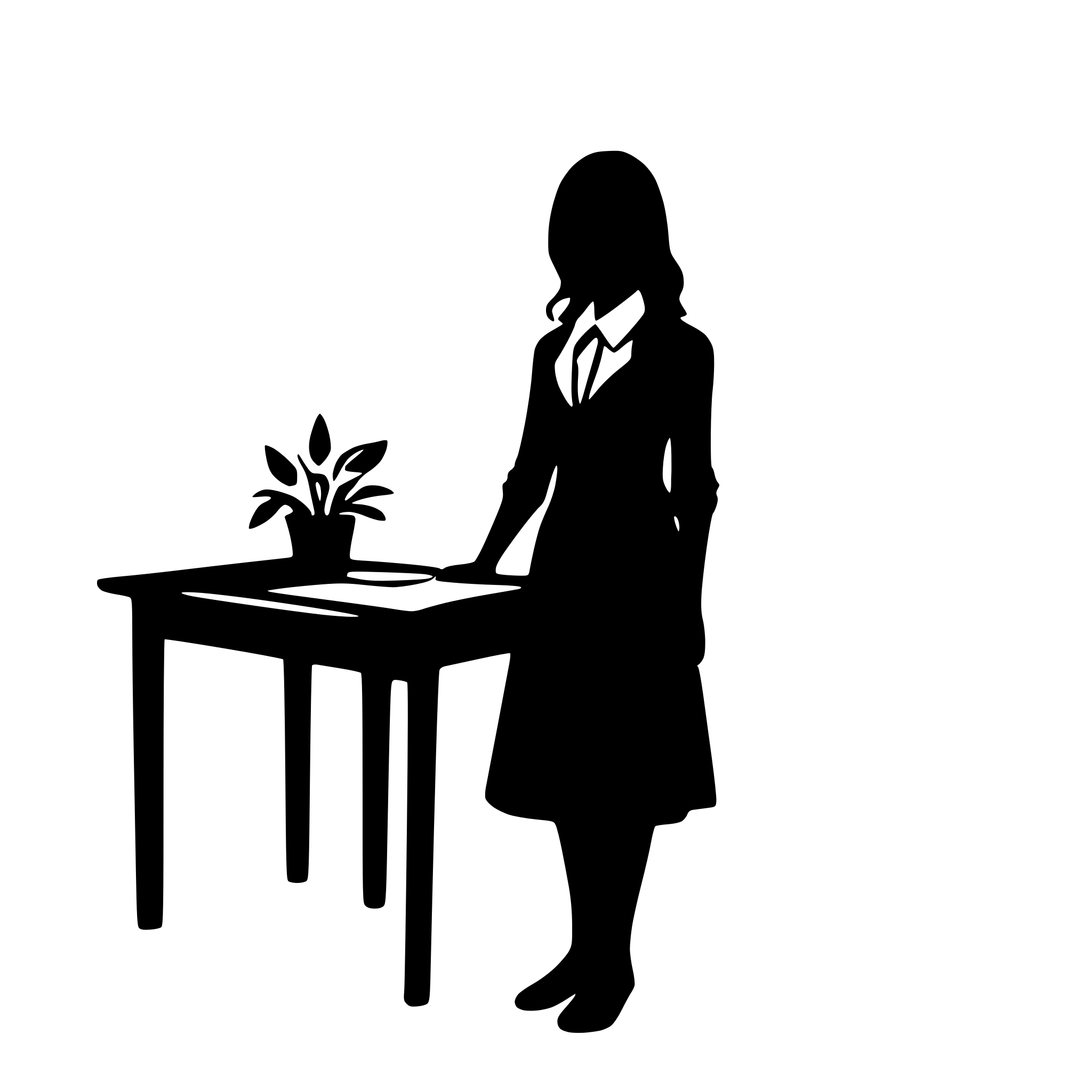 AI-generated SVG of a teacher