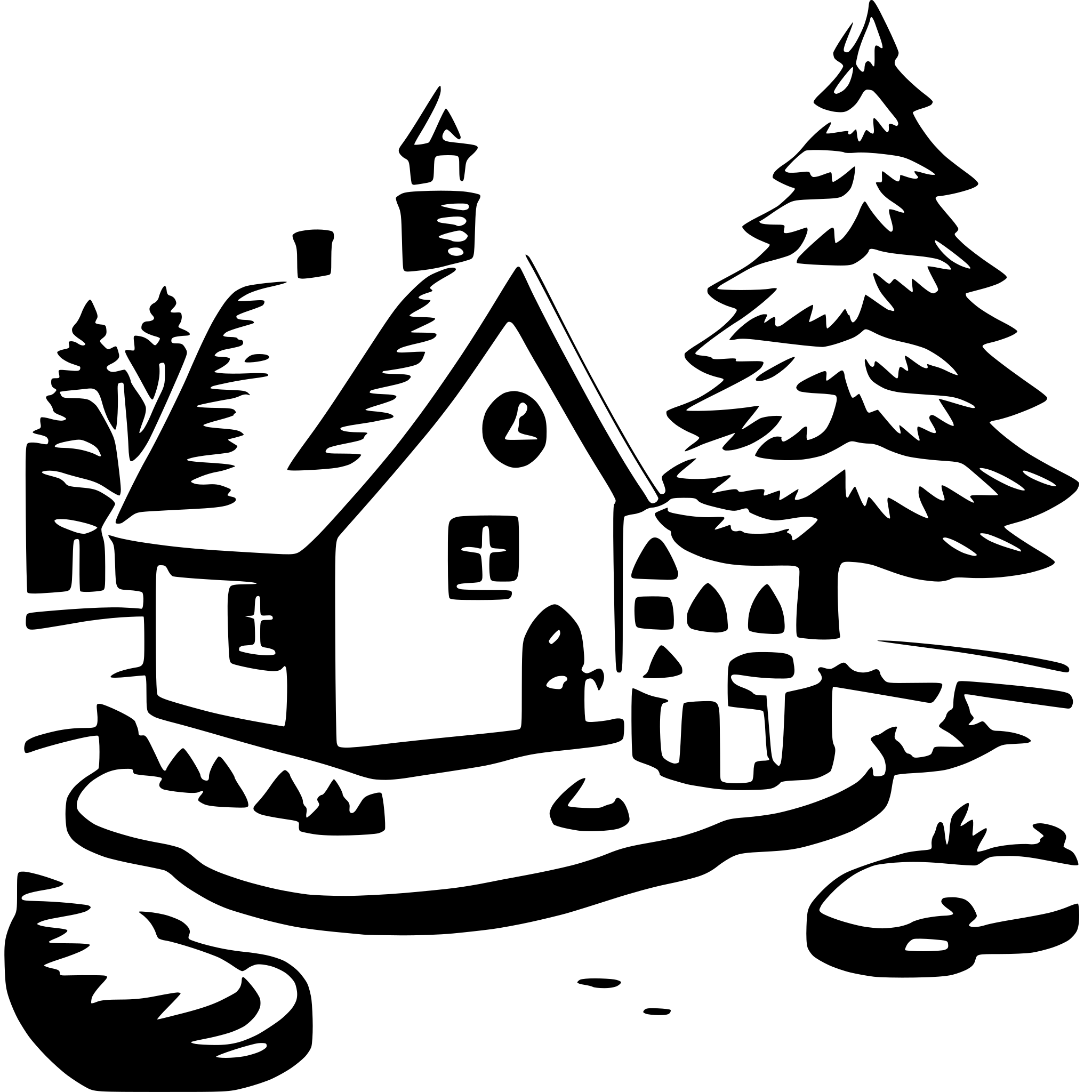 AI-generated SVG of a Chrismas