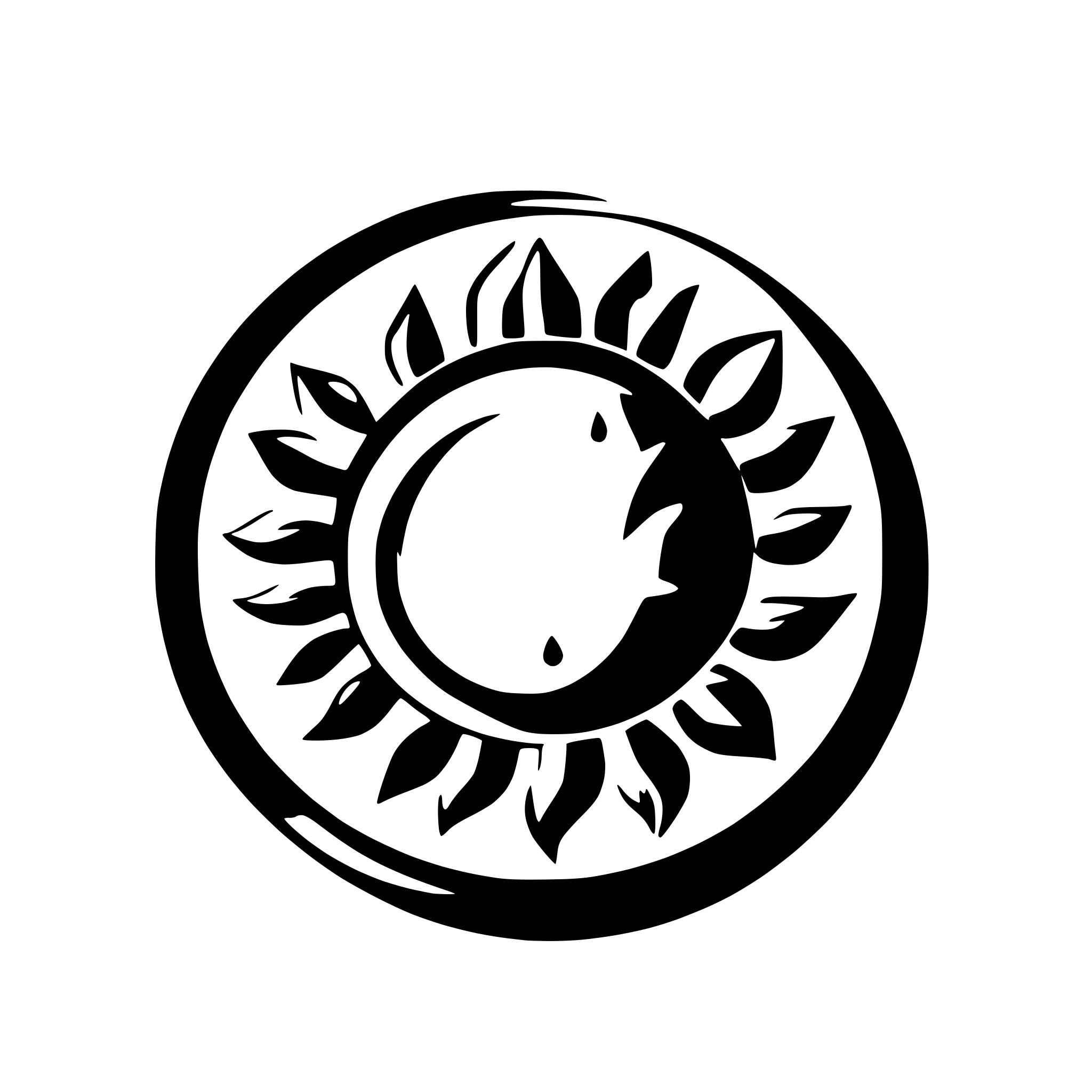 AI-generated SVG of a Vector Abstract Stylish Sun Icon